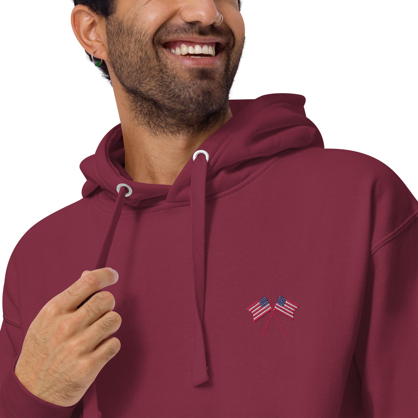 Flag Unisex Hoodie - Activewear Well