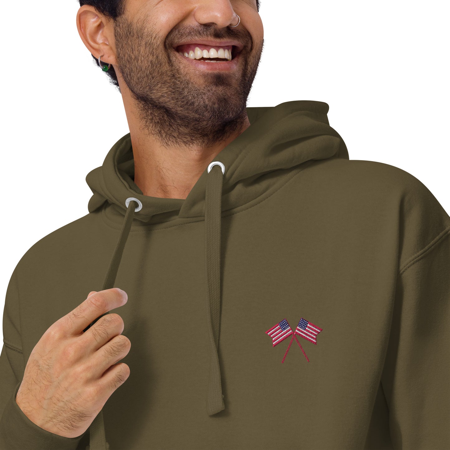 Flag Unisex Hoodie - Activewear Well
