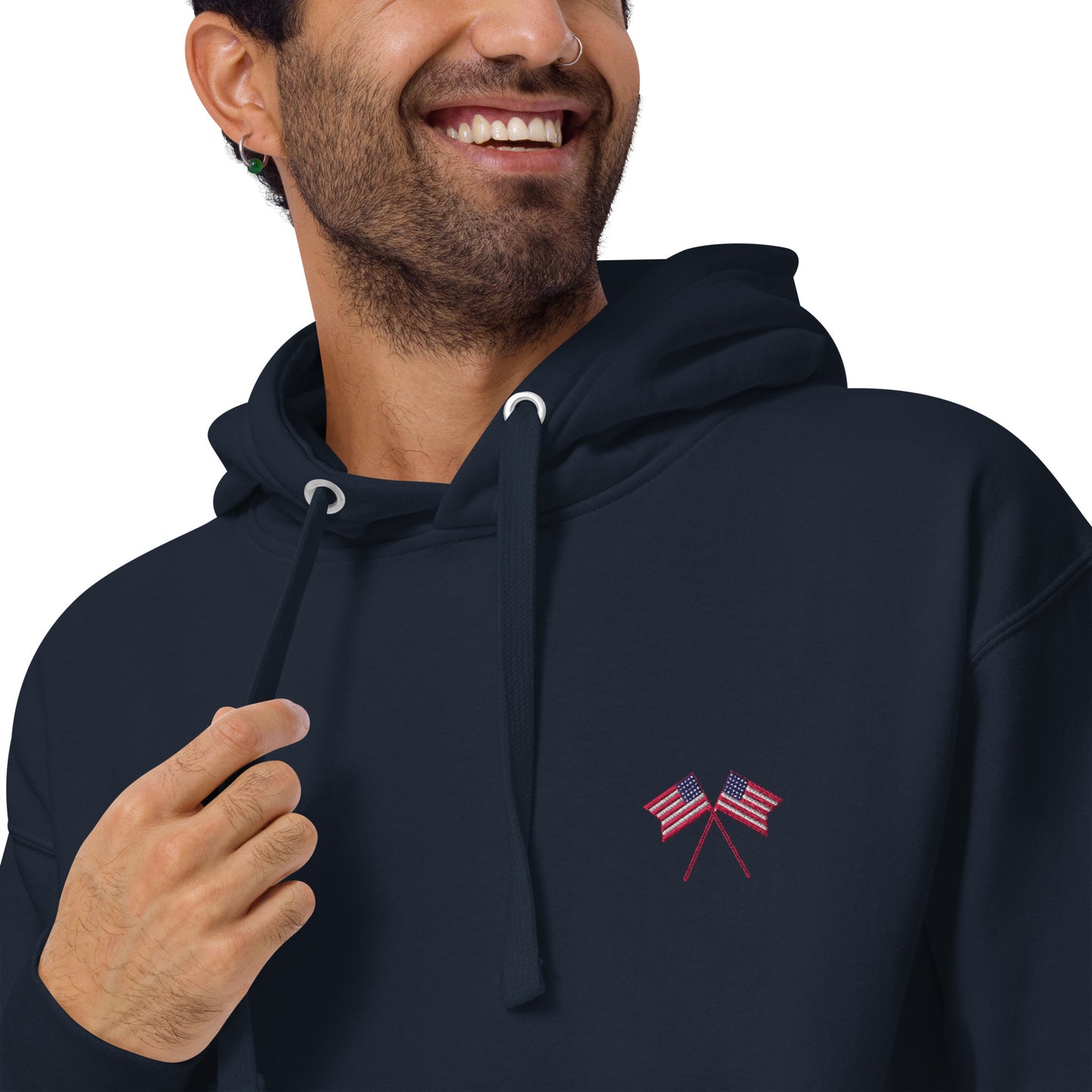 Flag Unisex Hoodie - Activewear Well