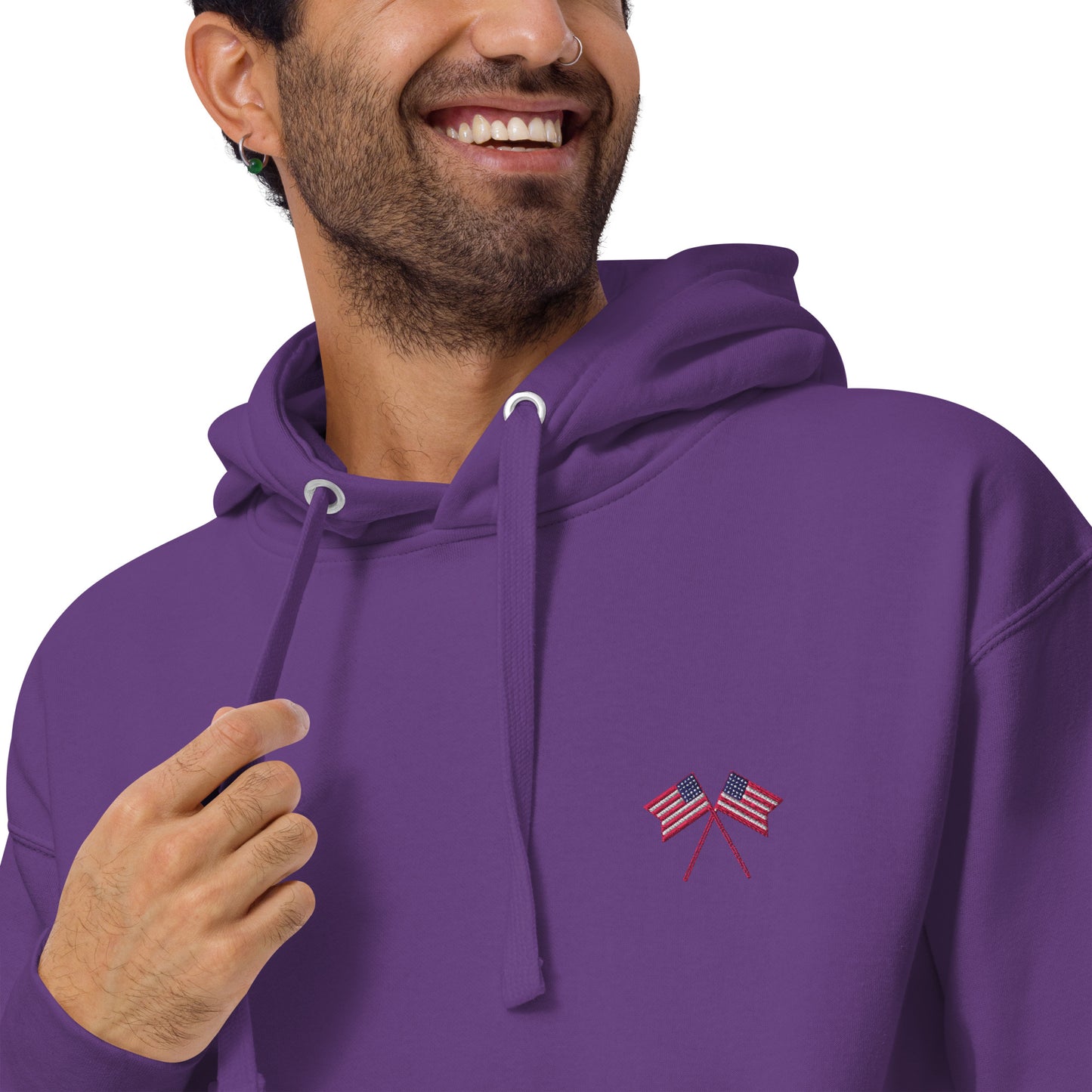 Flag Unisex Hoodie - Activewear Well