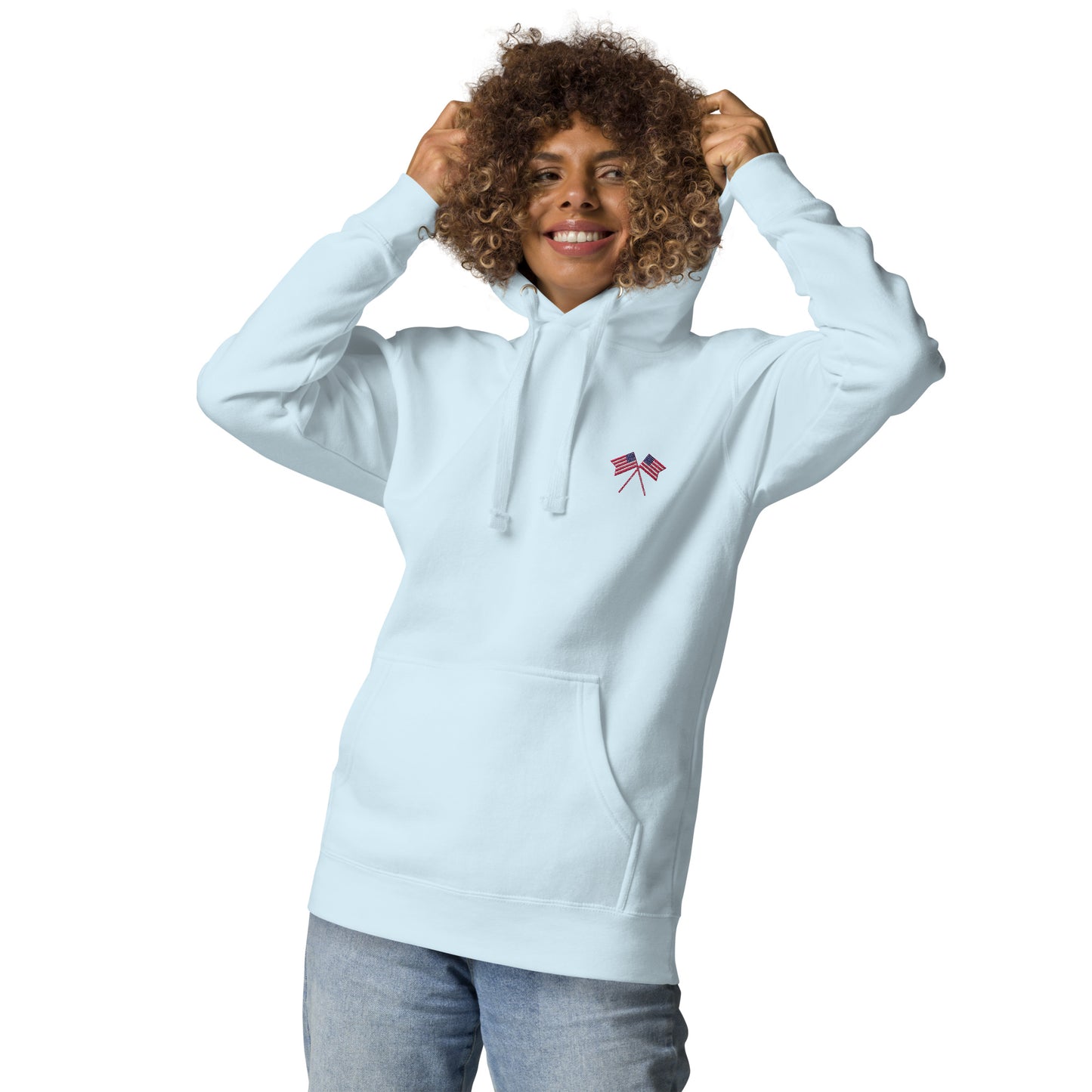 Flag Unisex Hoodie - Activewear Well