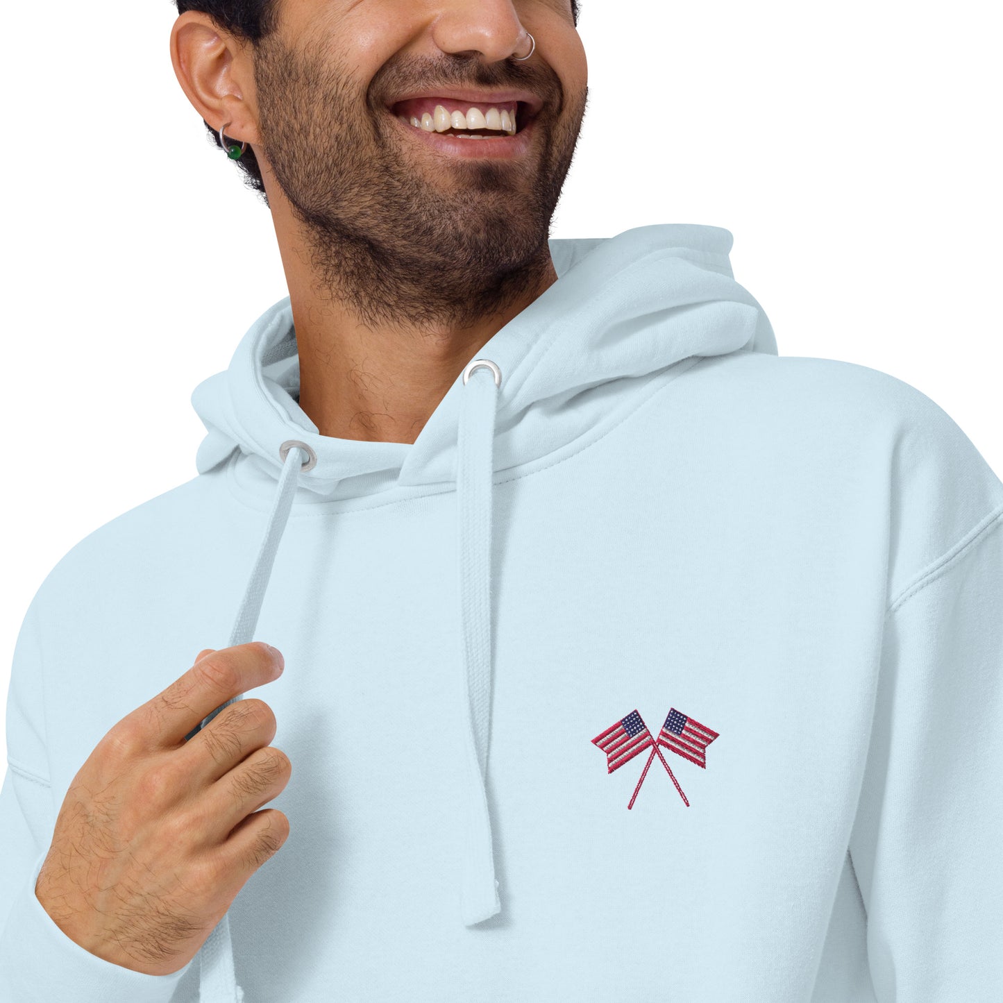 Flag Unisex Hoodie - Activewear Well