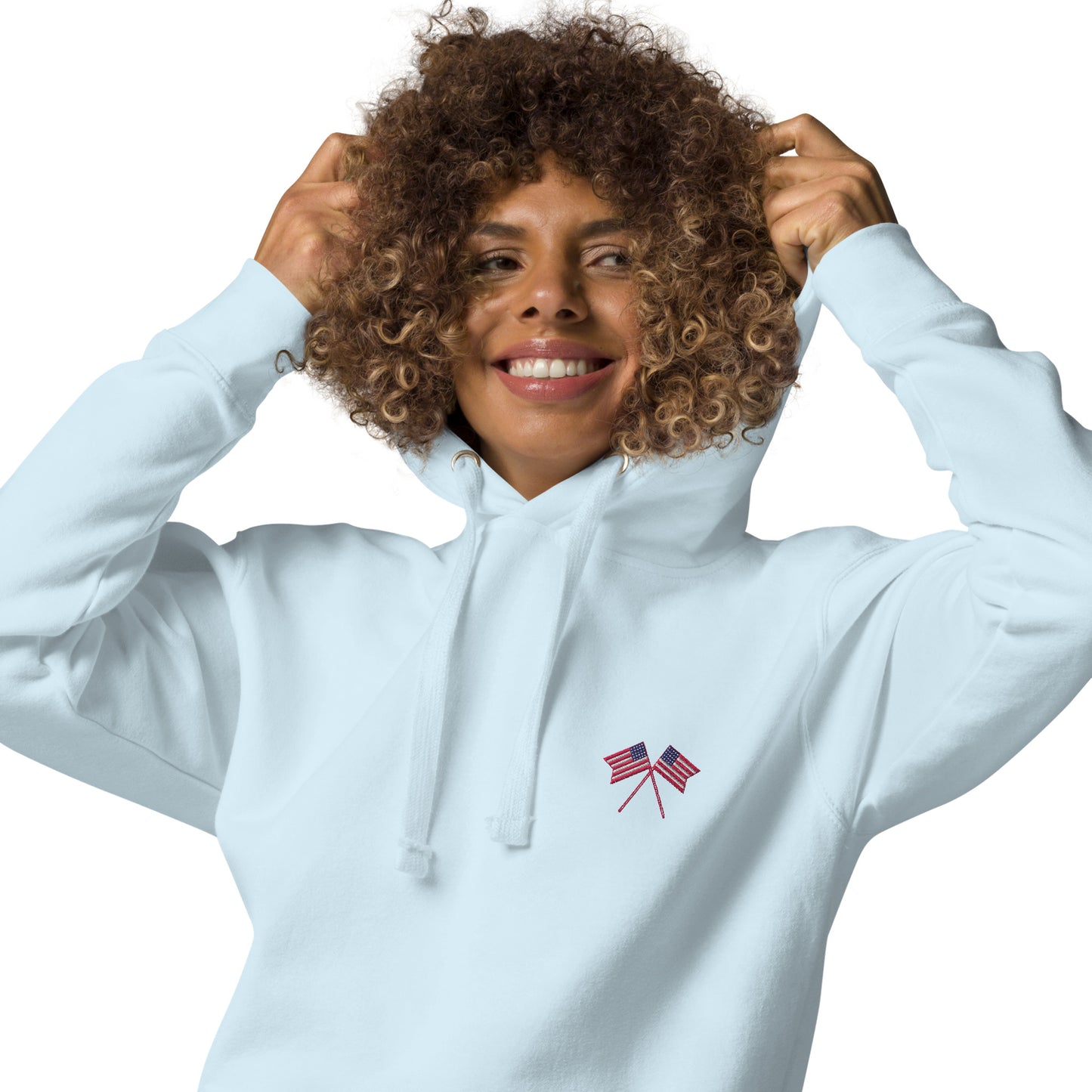 Flag Unisex Hoodie - Activewear Well