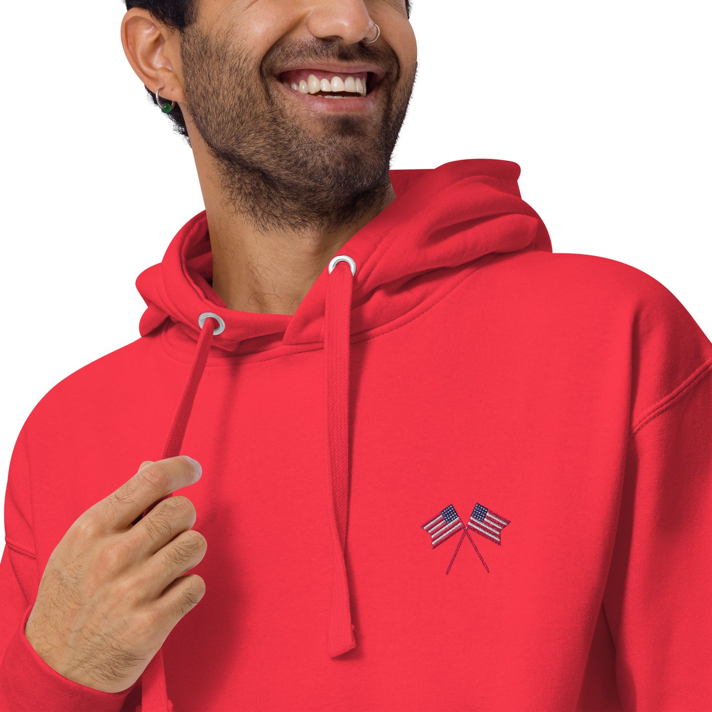 Flag Unisex Hoodie - Activewear Well