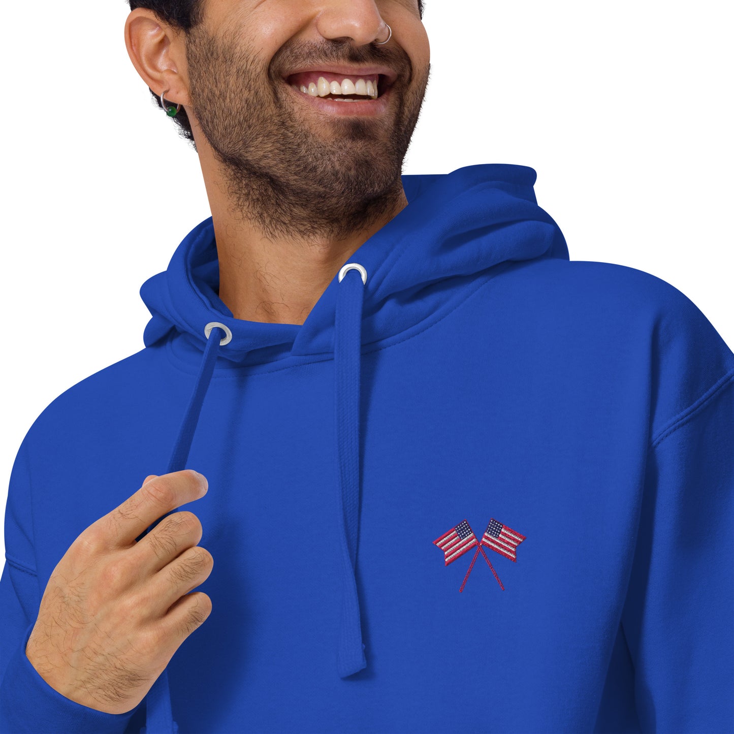 Flag Unisex Hoodie - Activewear Well
