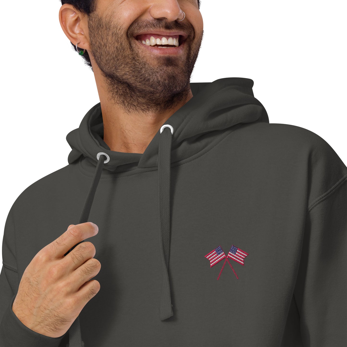 Flag Unisex Hoodie - Activewear Well