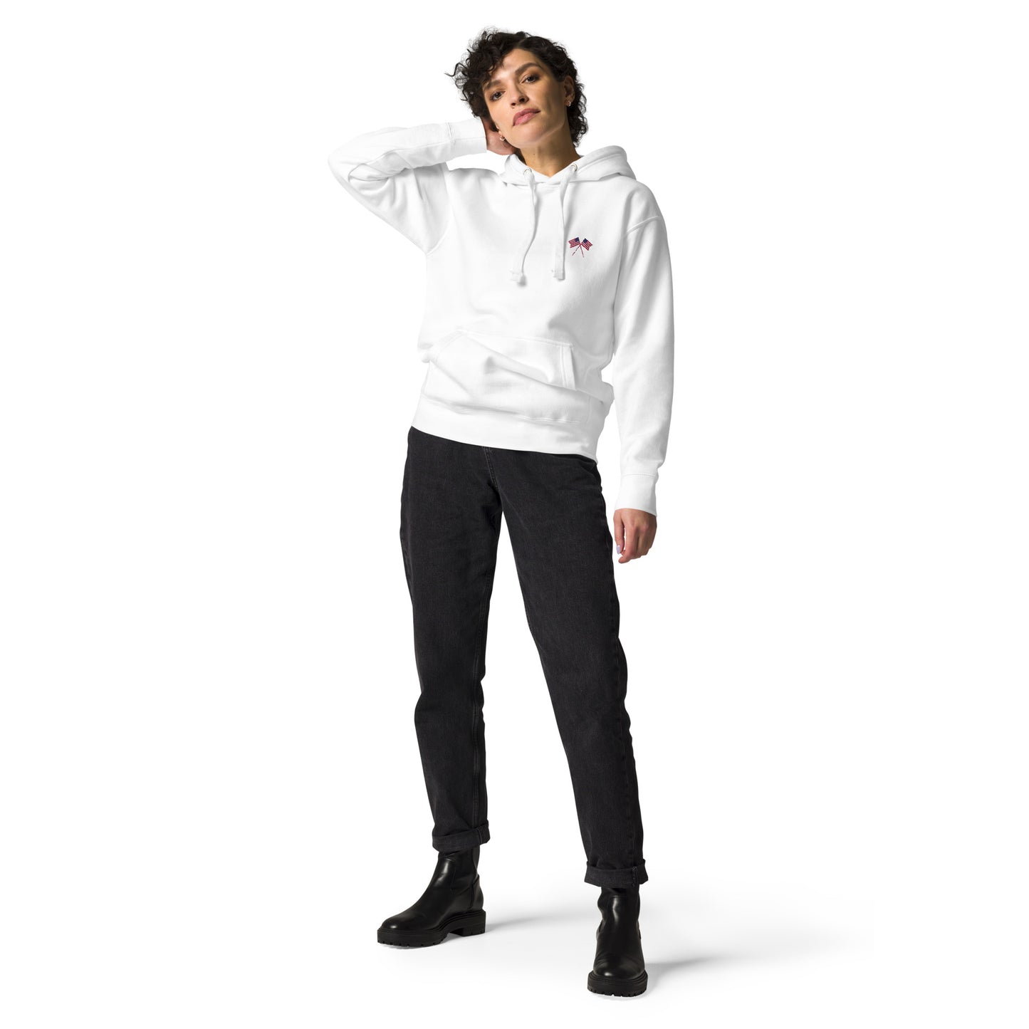 Flag Unisex Hoodie - Activewear Well