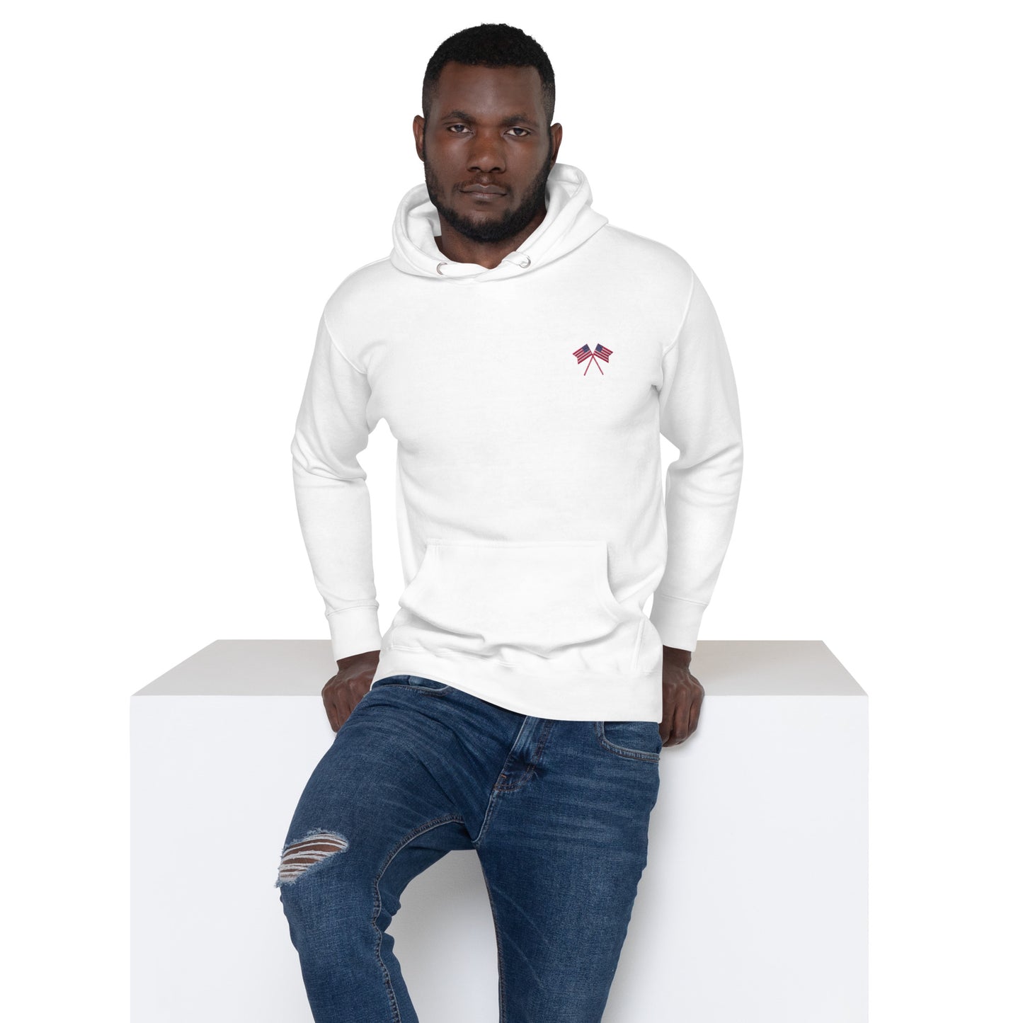 Flag Unisex Hoodie - Activewear Well