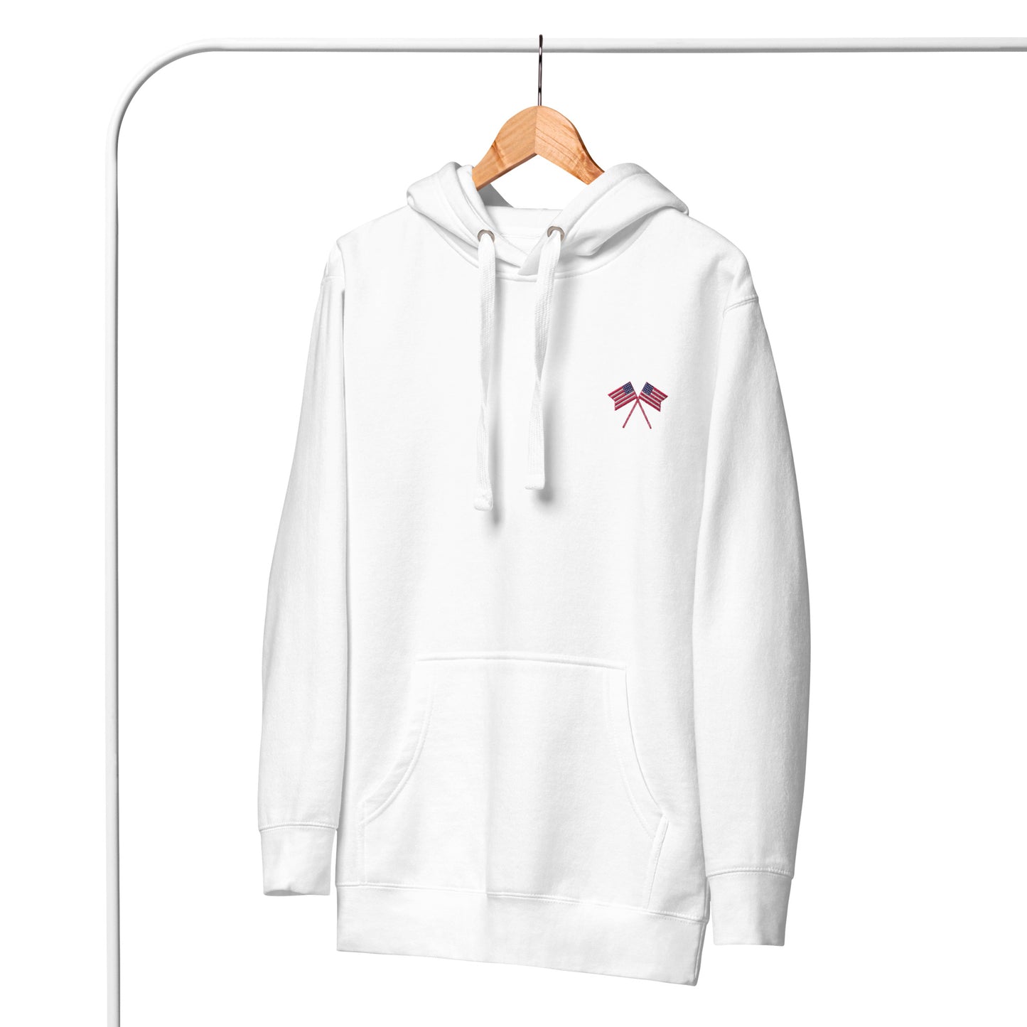 Flag Unisex Hoodie - Activewear Well