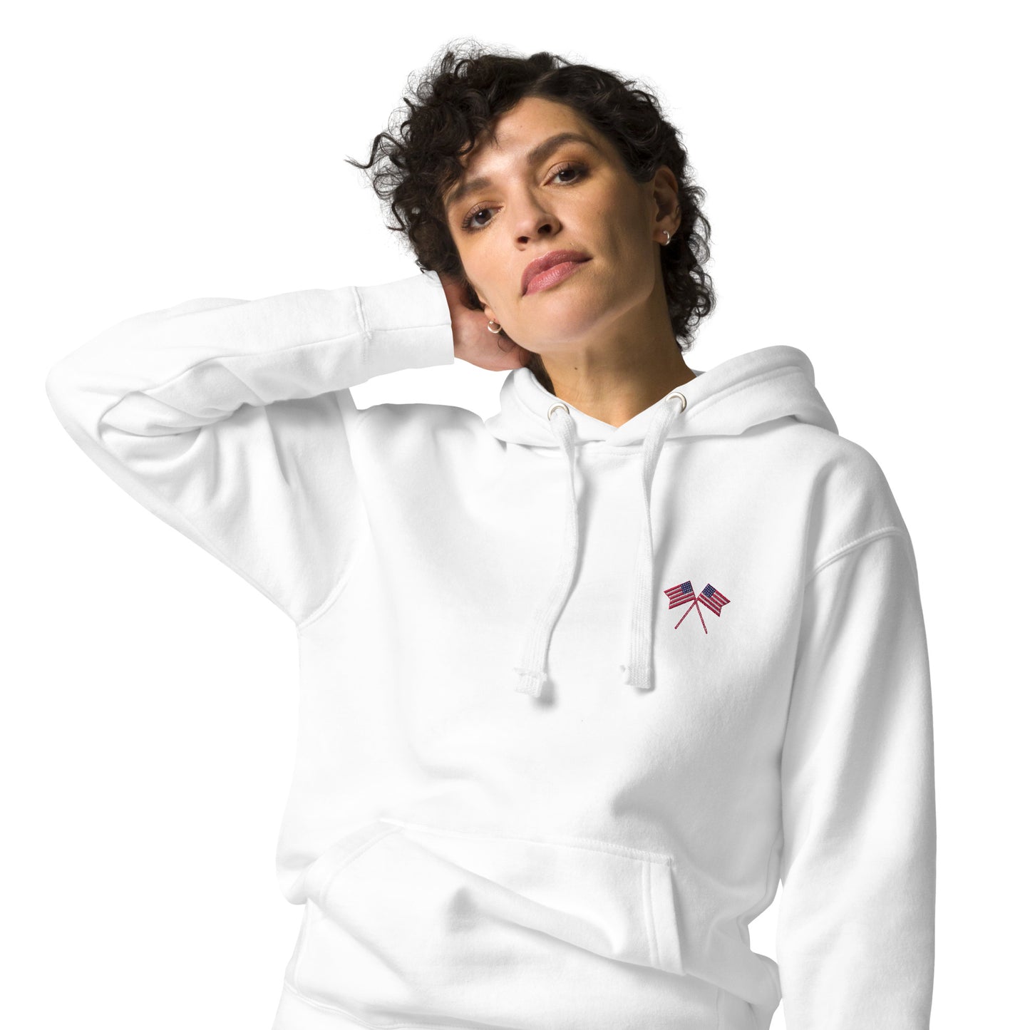 Flag Unisex Hoodie - Activewear Well