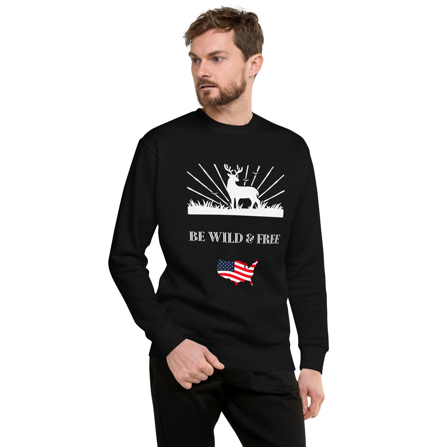 Wild & Free Unisex Premium Sweatshirt - Activewear Well