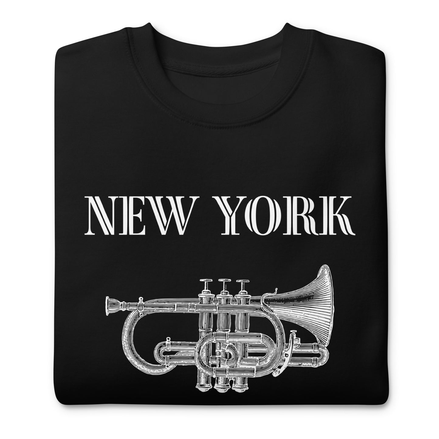 New York Jazz Unisex Premium Sweatshirt - Activewear Well