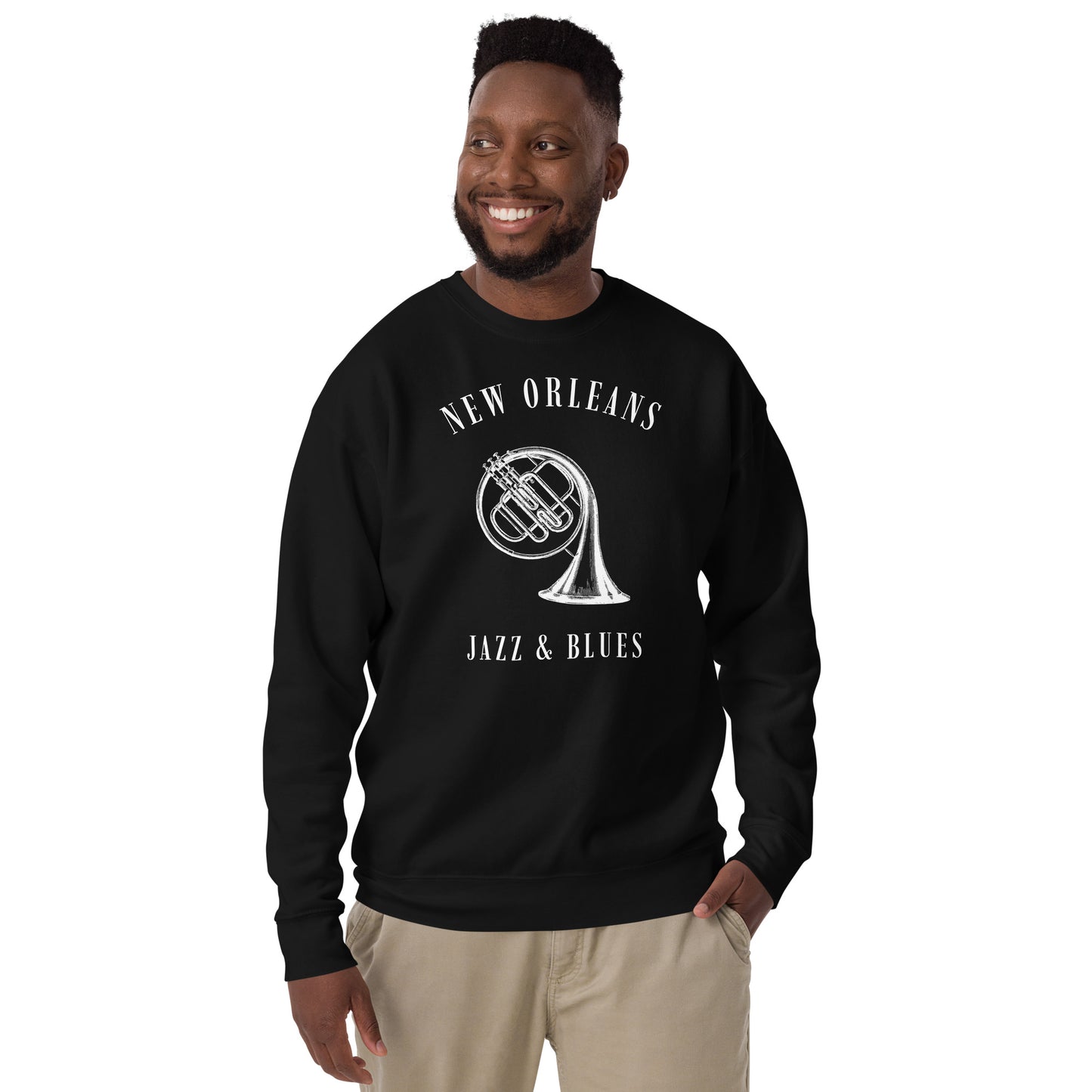 New Orleans Blues Unisex Premium Sweatshirt - Activewear Well