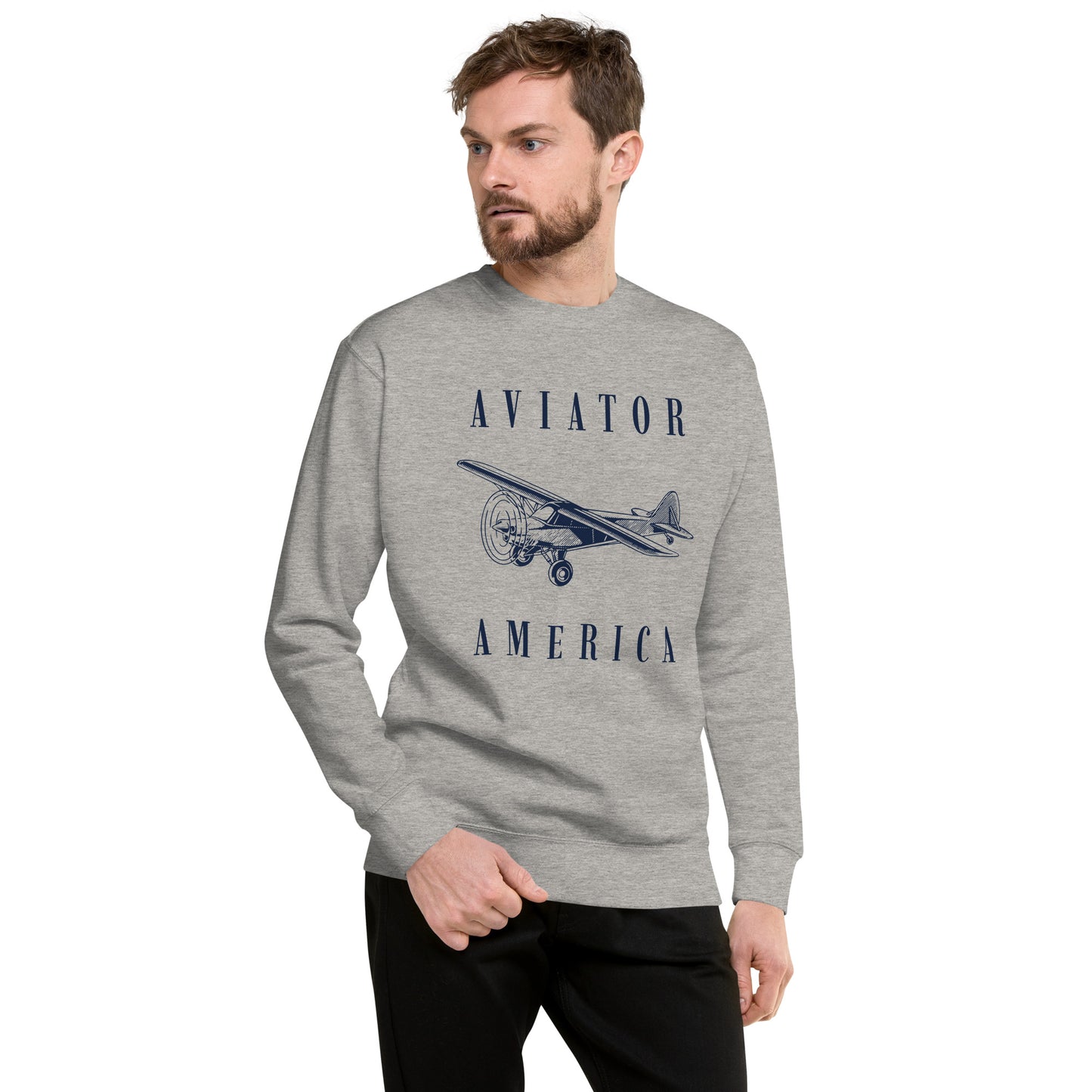 Aviator Unisex Premium Sweatshirt - Activewear Well