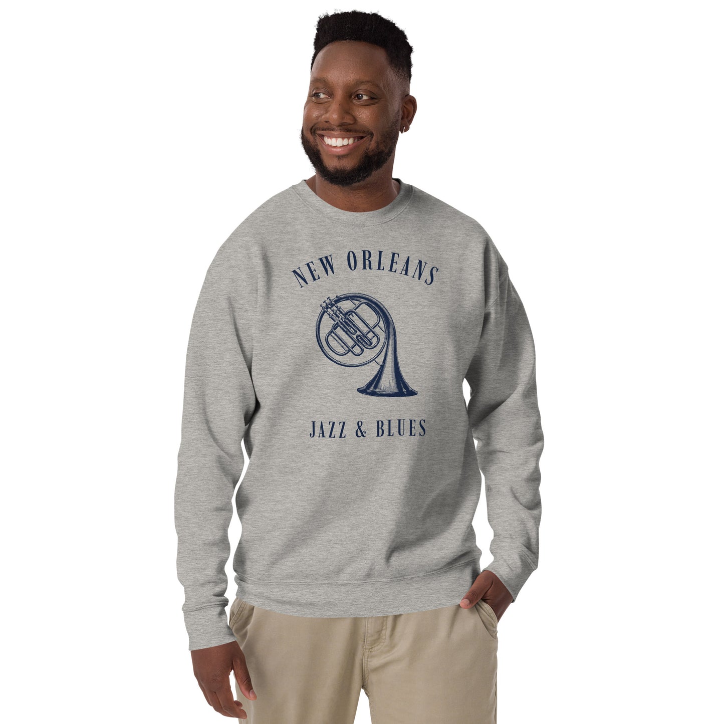 New Orleans Music Unisex Premium Sweatshirt - Activewear Well