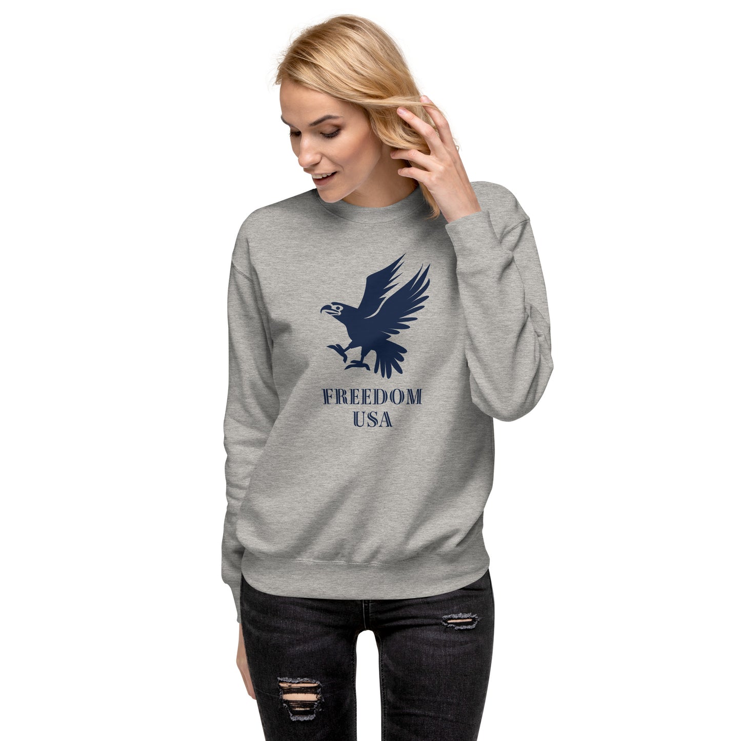US Eagle Unisex Premium Sweatshirt - Activewear Well