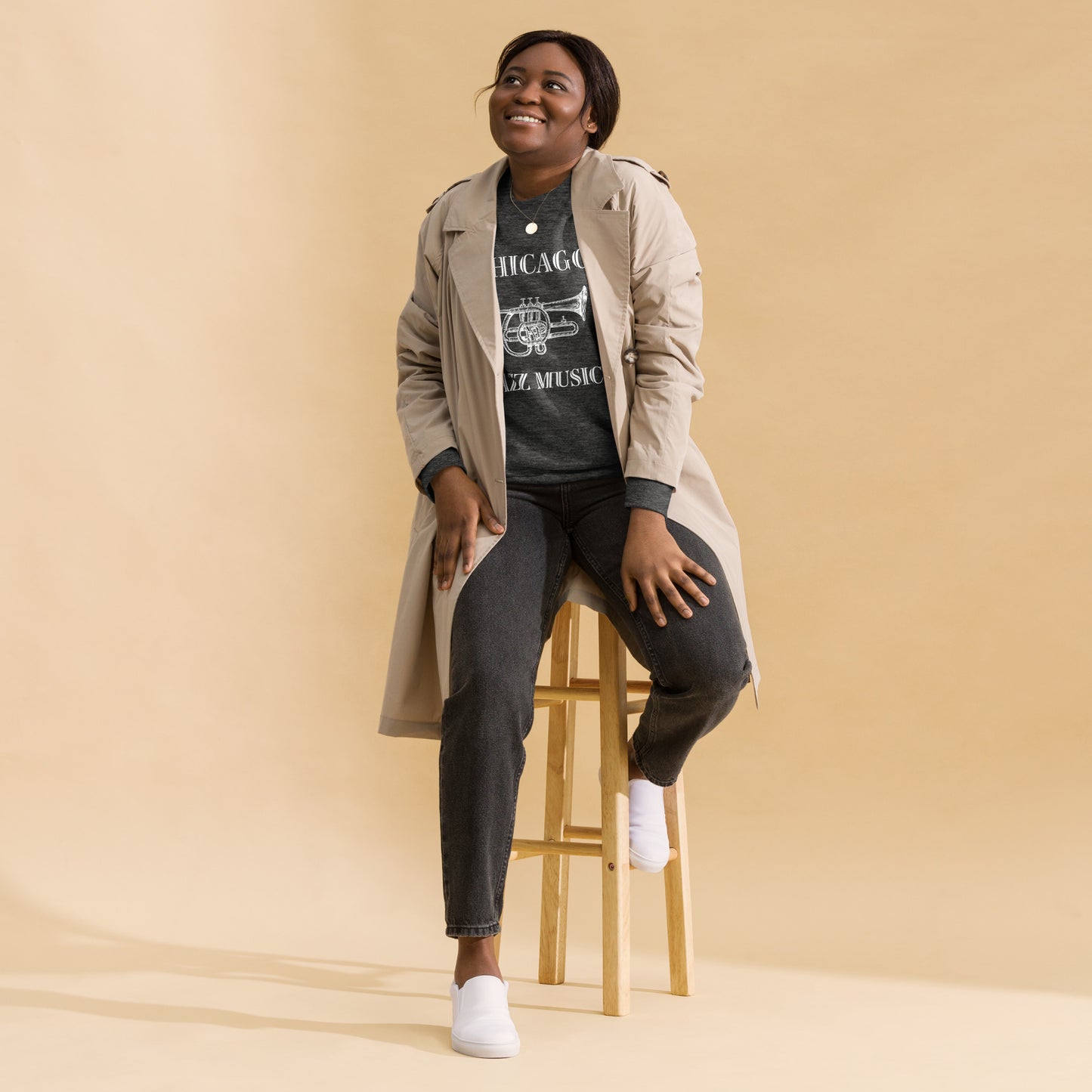 Chicago Jazz Unisex Premium Sweatshirt - Activewear Well