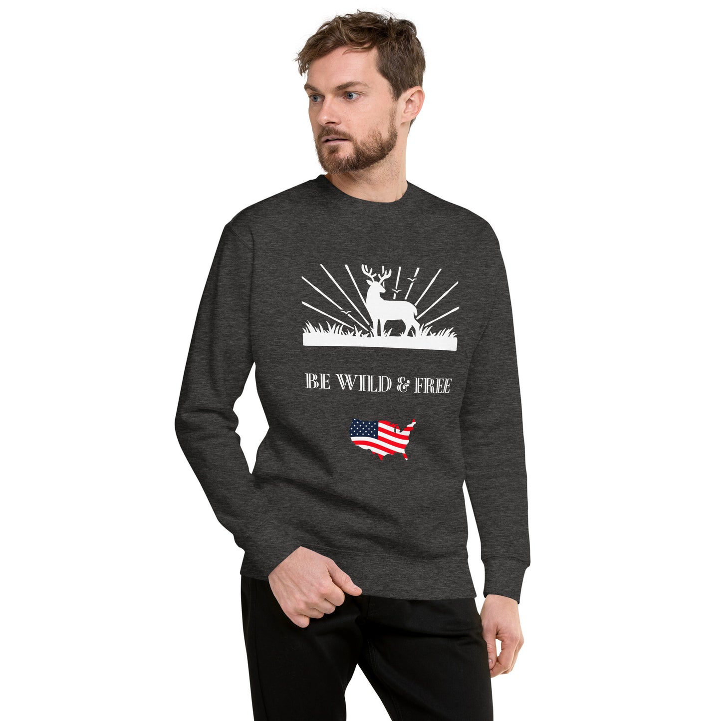 Wild & Free Unisex Premium Sweatshirt - Activewear Well