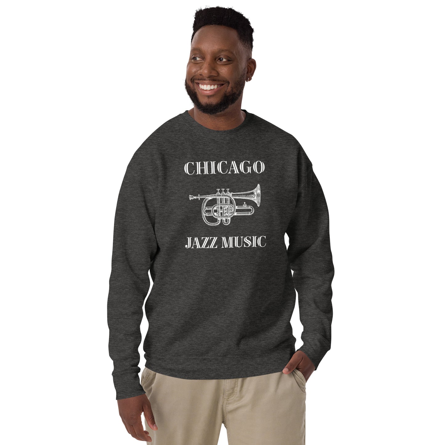 Chicago Jazz Unisex Premium Sweatshirt - Activewear Well