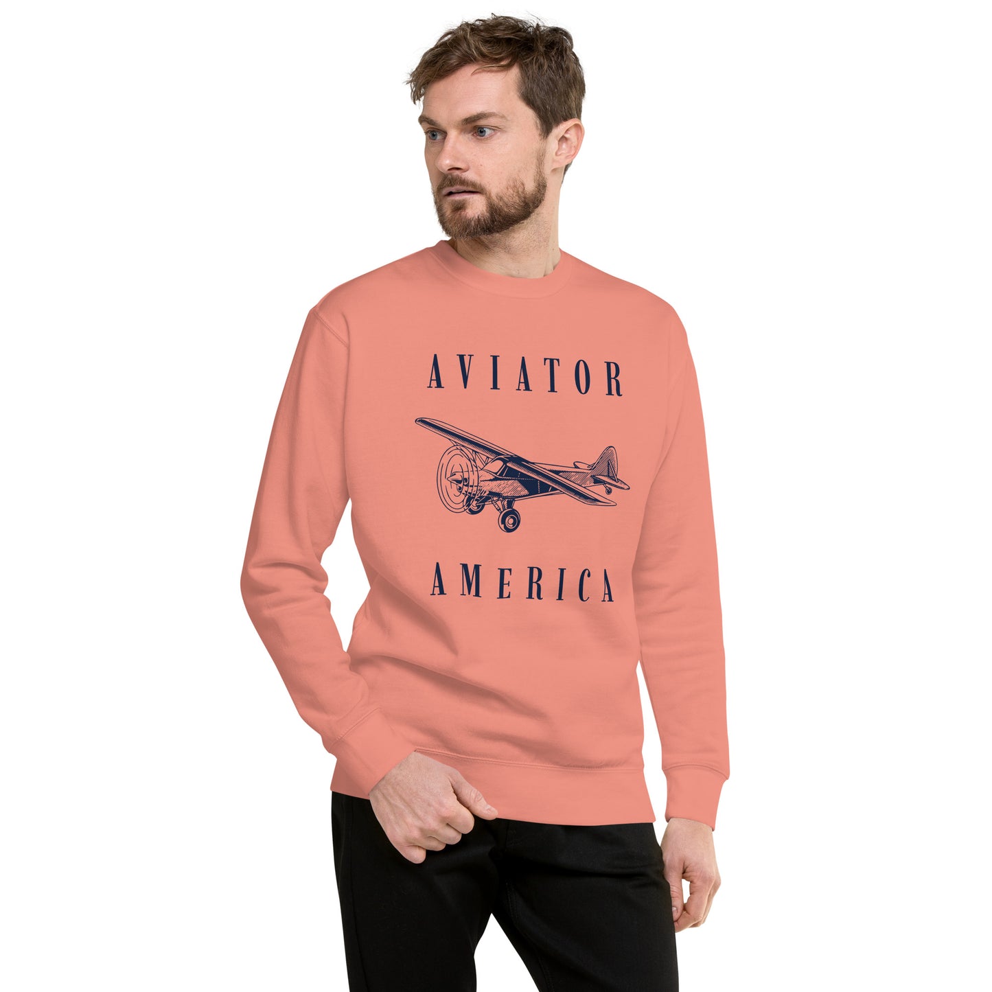 Aviator Unisex Premium Sweatshirt - Activewear Well