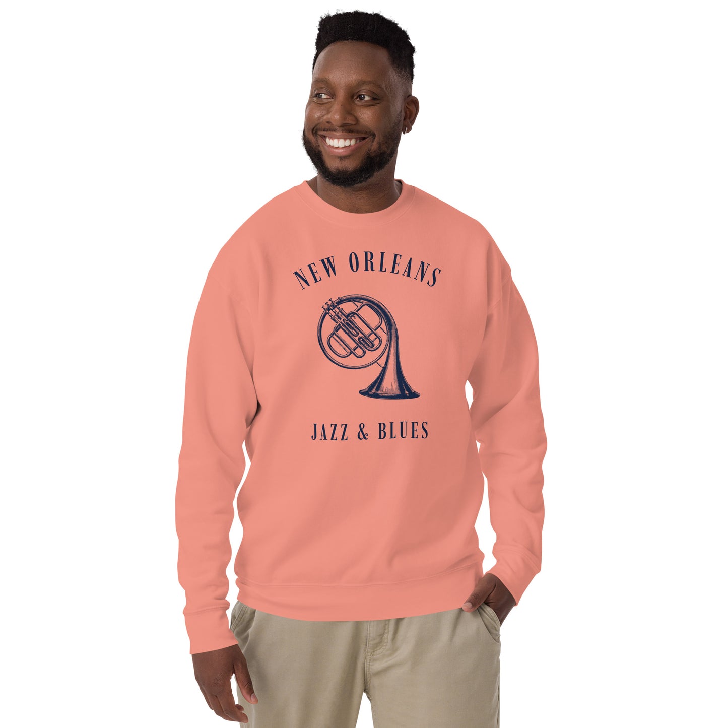 New Orleans Music Unisex Premium Sweatshirt - Activewear Well