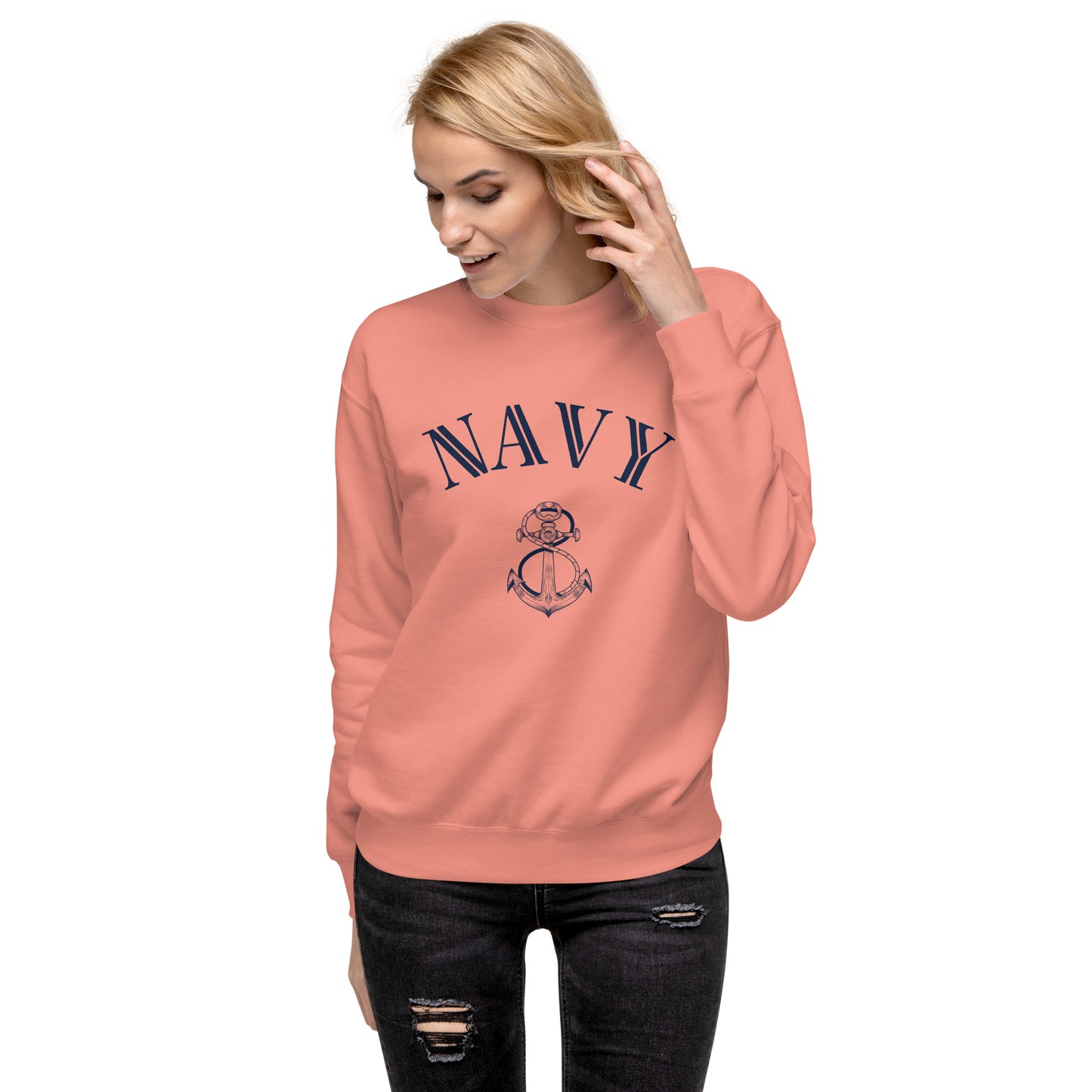 US Navy Unisex Premium Sweatshirt - Activewear Well