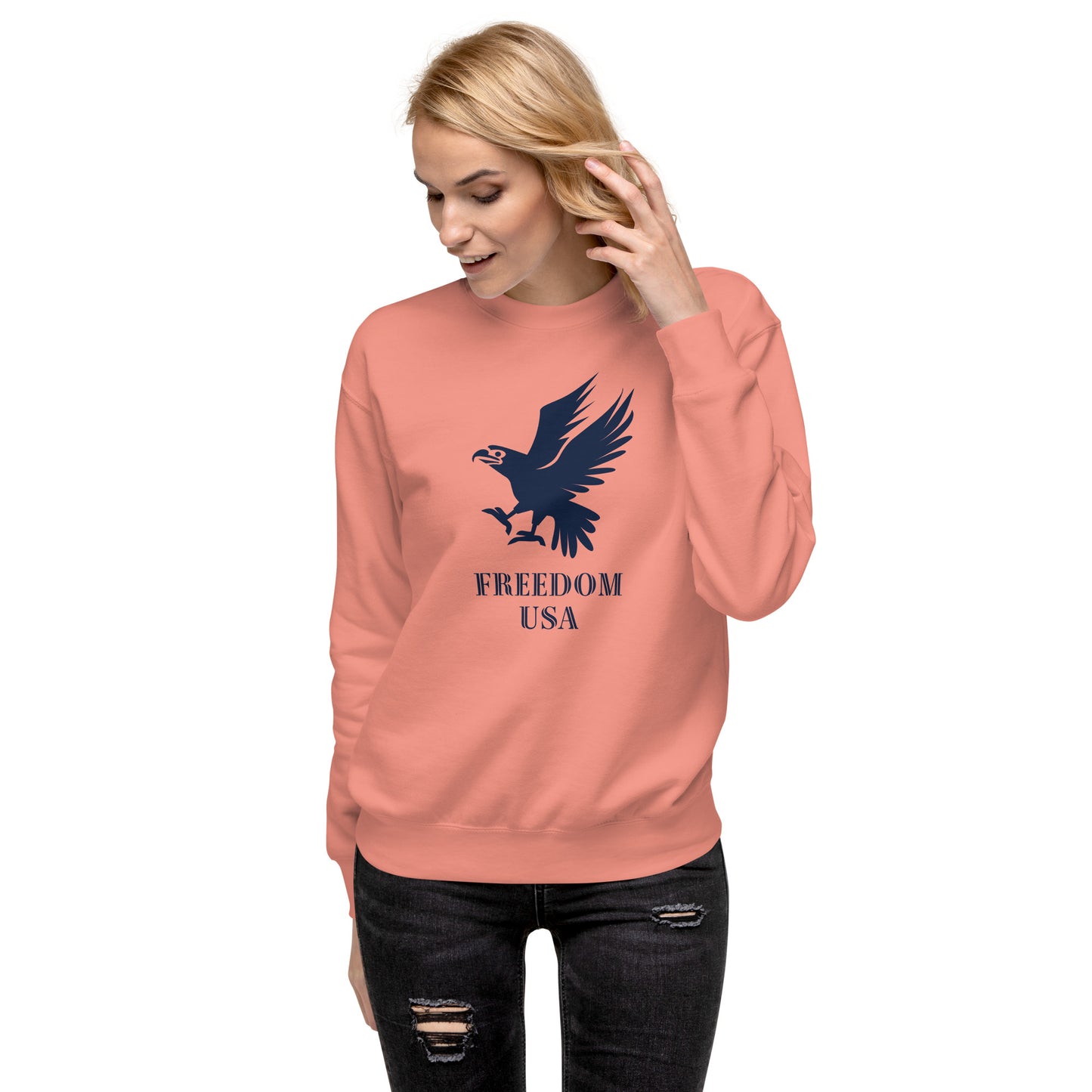 US Eagle Unisex Premium Sweatshirt - Activewear Well