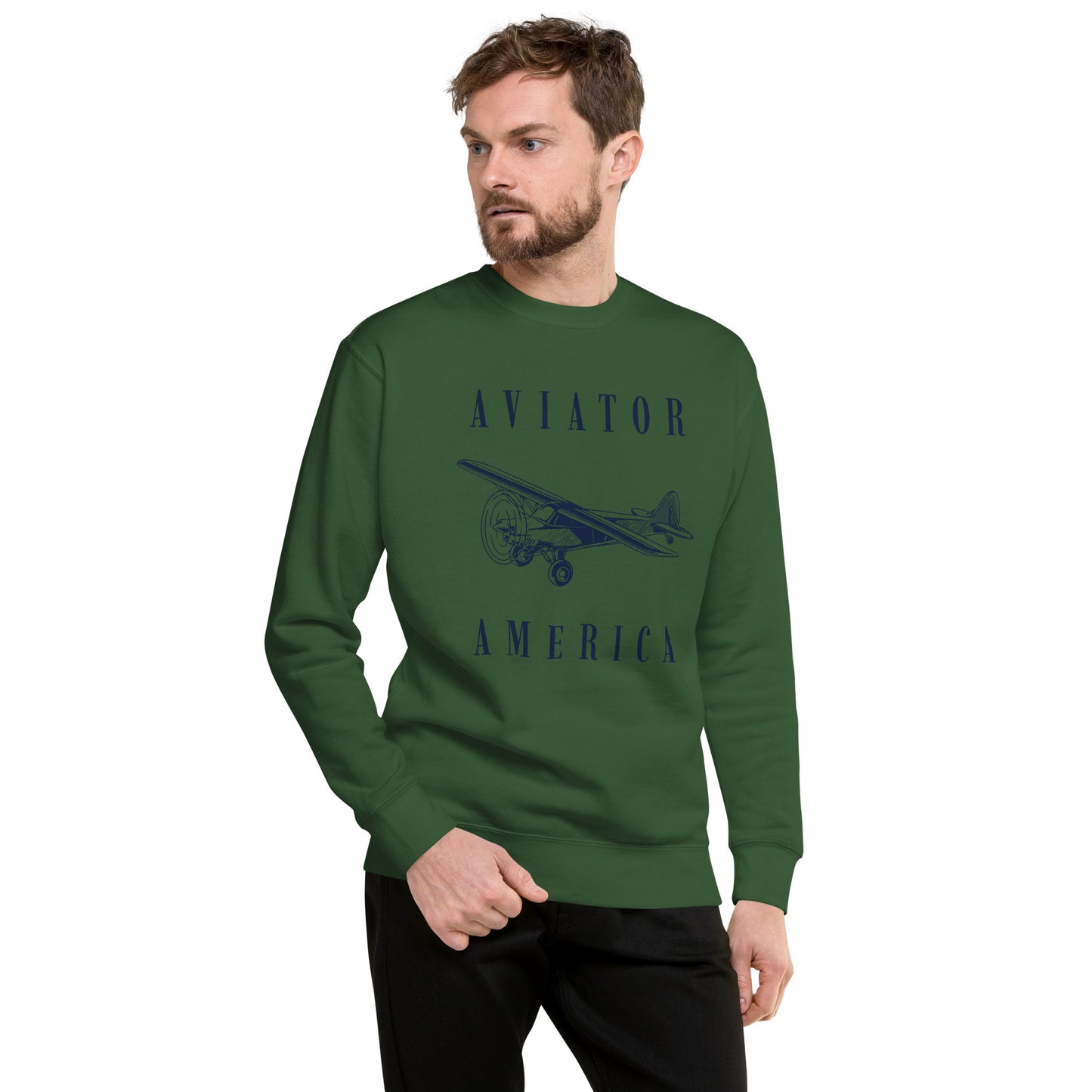 Aviator Unisex Premium Sweatshirt - Activewear Well