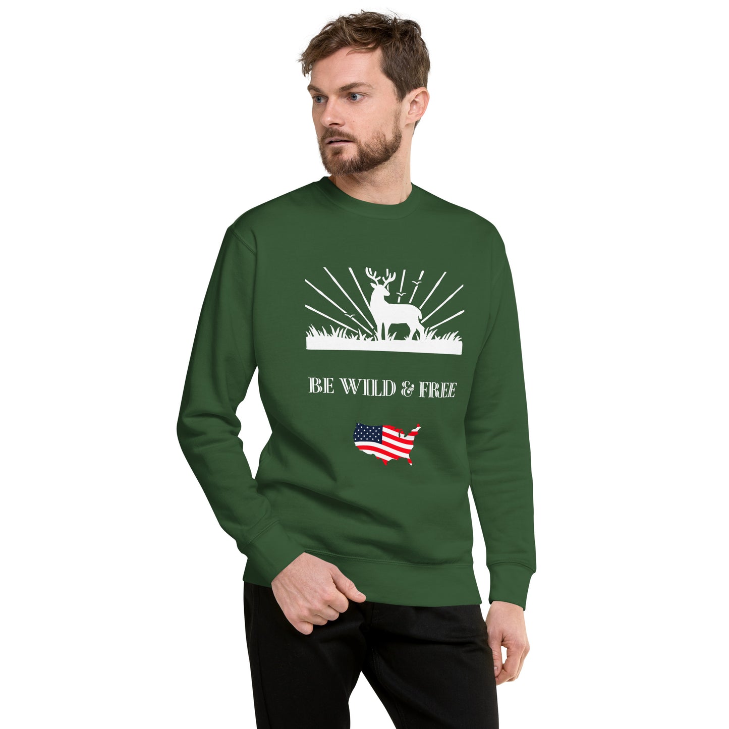 Wild & Free Unisex Premium Sweatshirt - Activewear Well