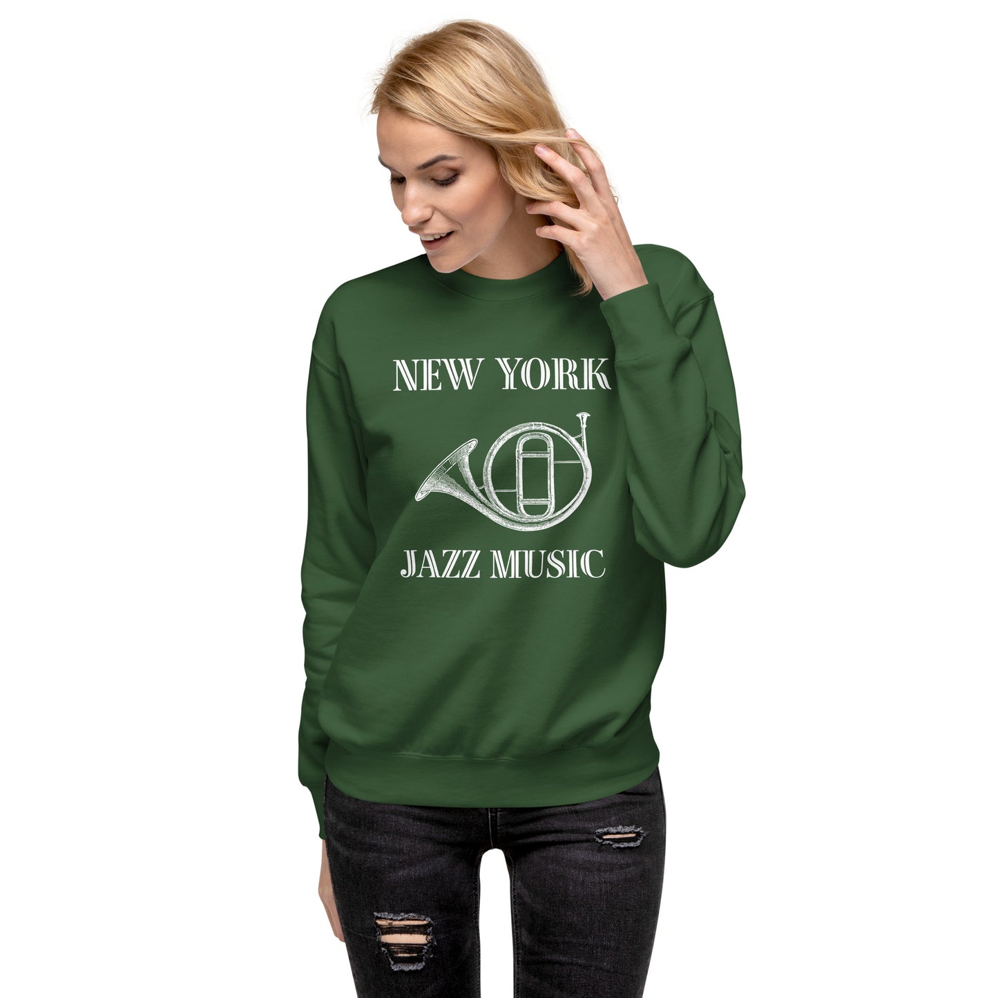 Big Band Jazz Unisex Premium Sweatshirt - Activewear Well