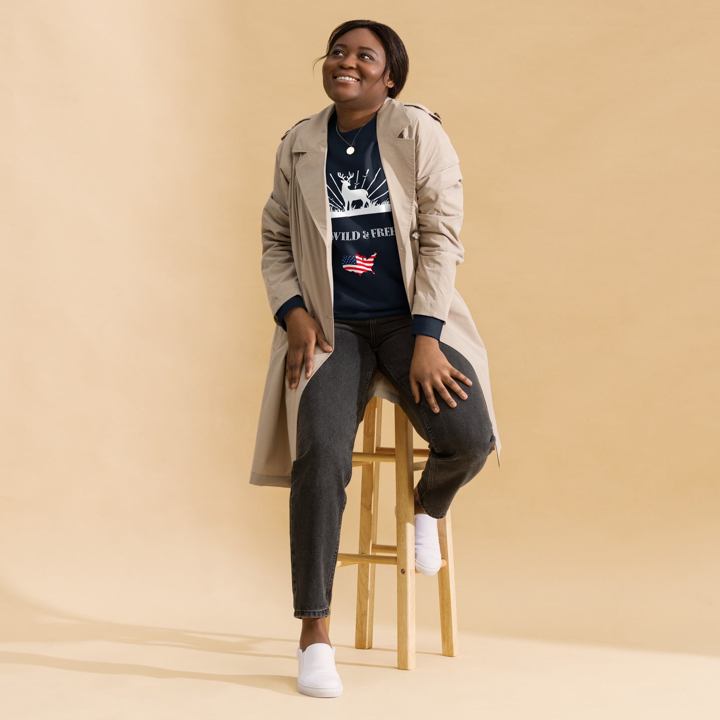 Wild & Free Unisex Premium Sweatshirt - Activewear Well