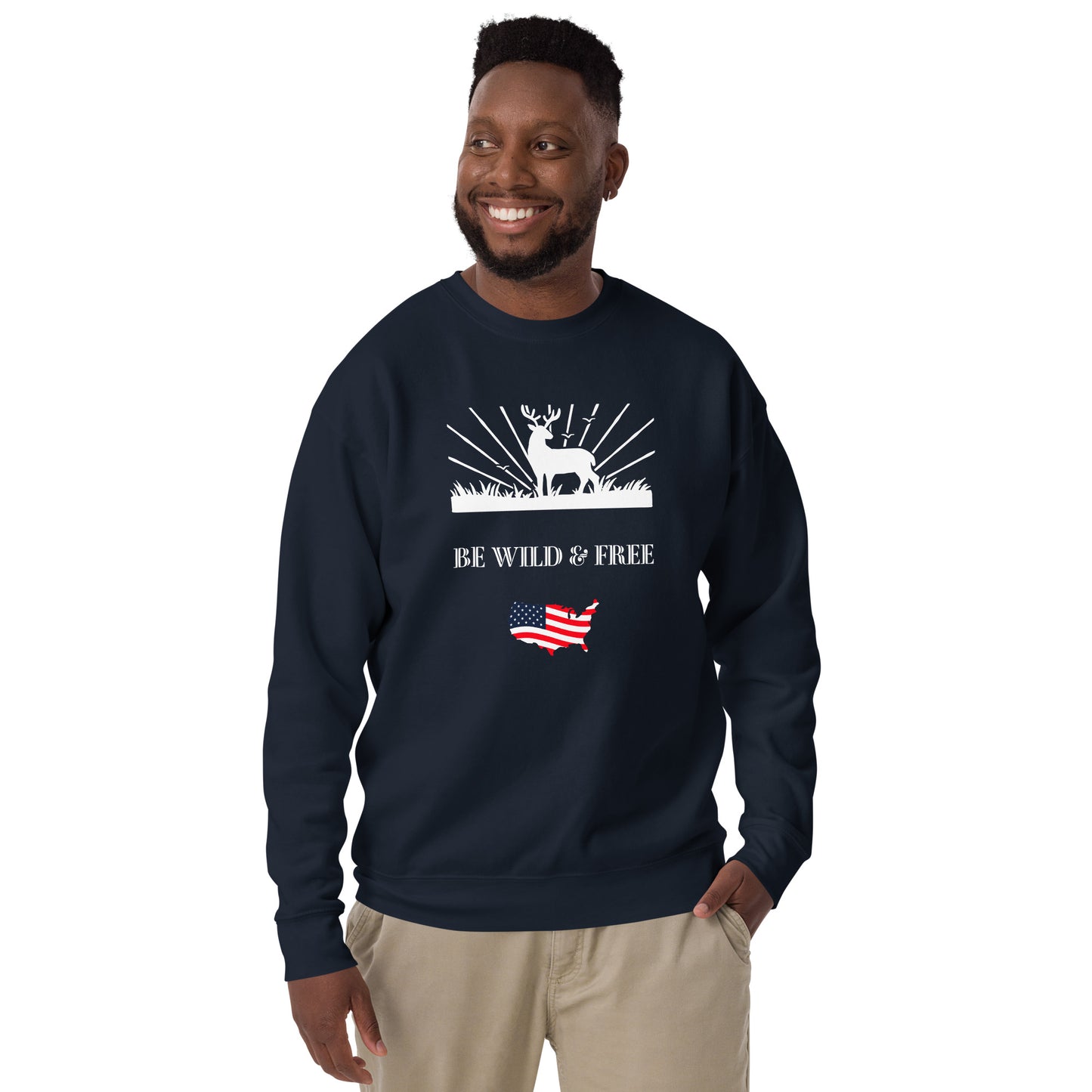 Wild & Free Unisex Premium Sweatshirt - Activewear Well