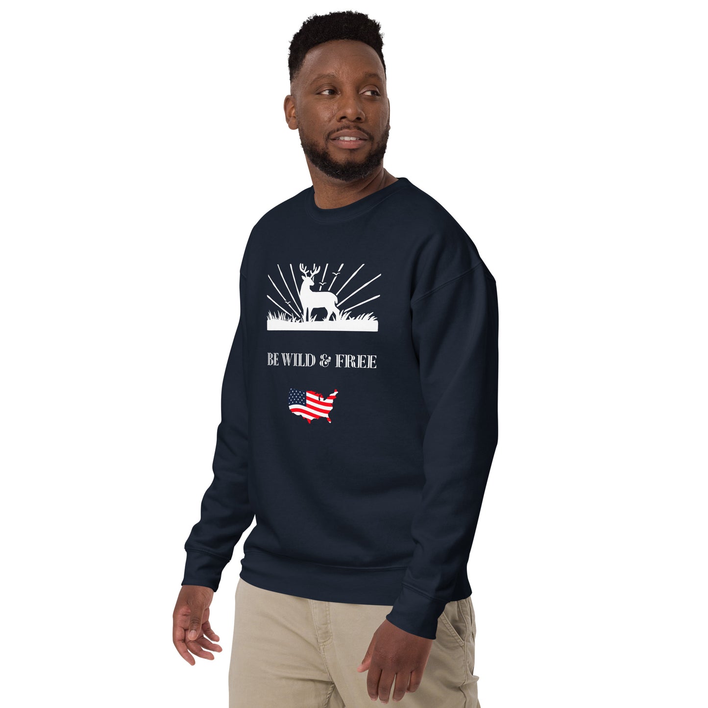 Wild & Free Unisex Premium Sweatshirt - Activewear Well