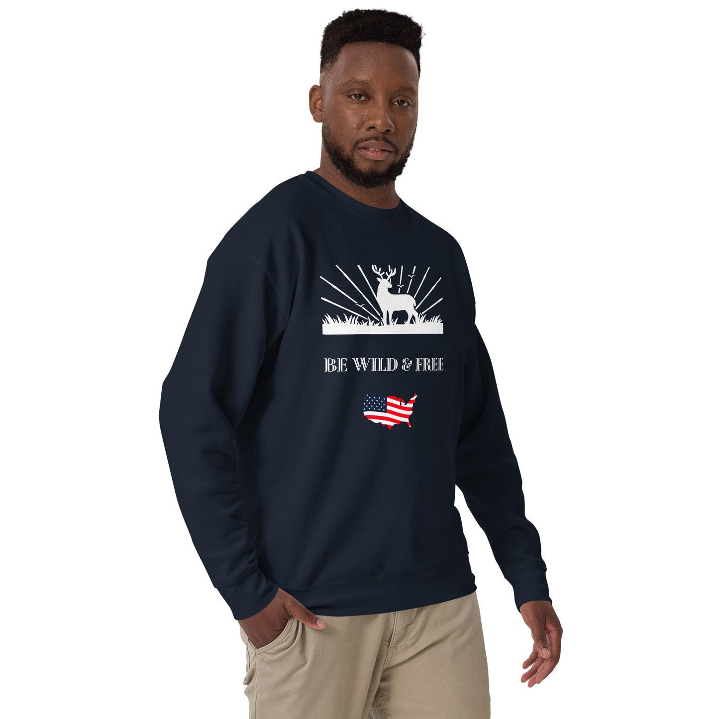 Wild & Free Unisex Premium Sweatshirt - Activewear Well