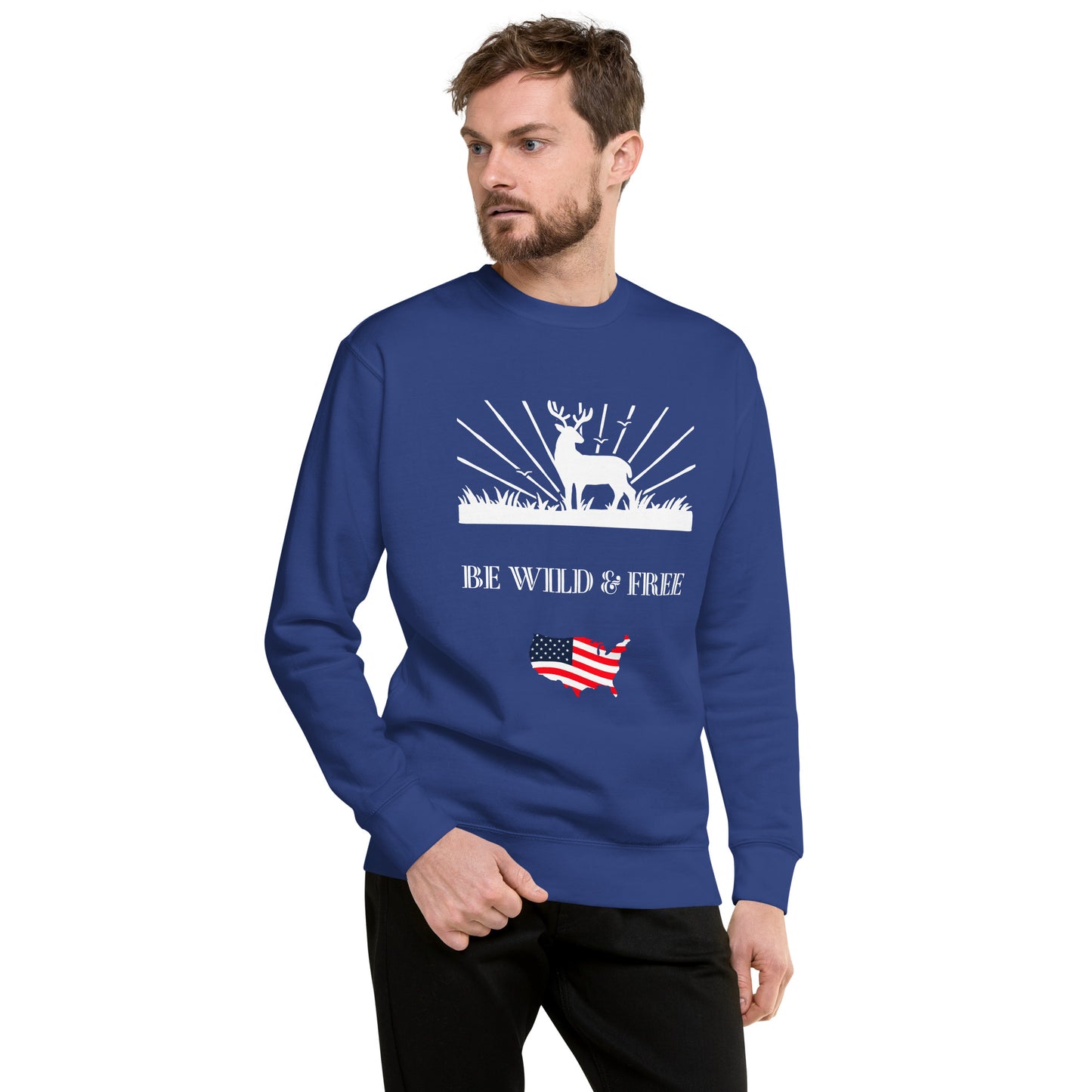 Wild & Free Unisex Premium Sweatshirt - Activewear Well