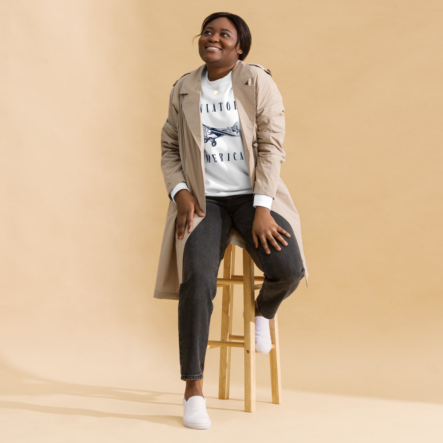 Aviator Unisex Premium Sweatshirt - Activewear Well