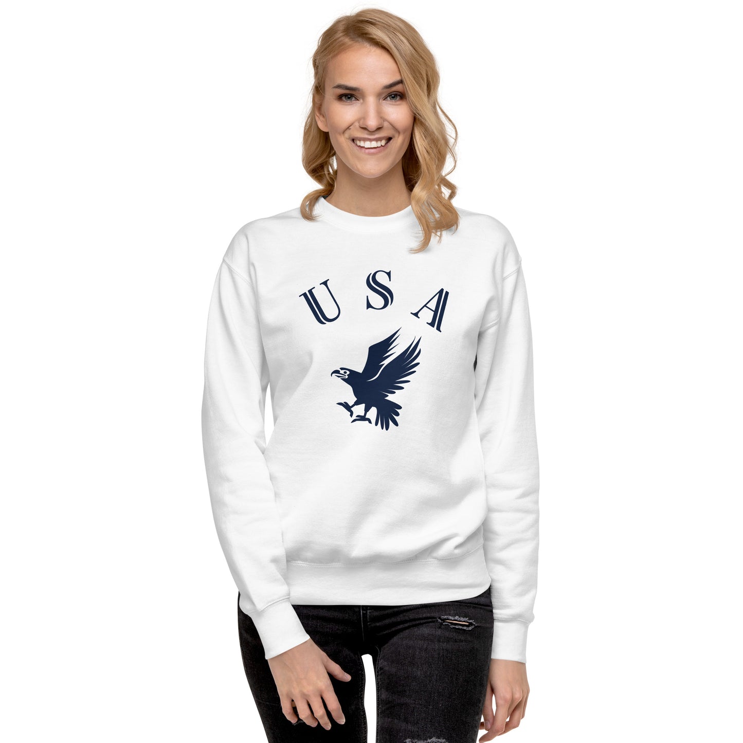 USA Unisex Premium Sweatshirt - Activewear Well