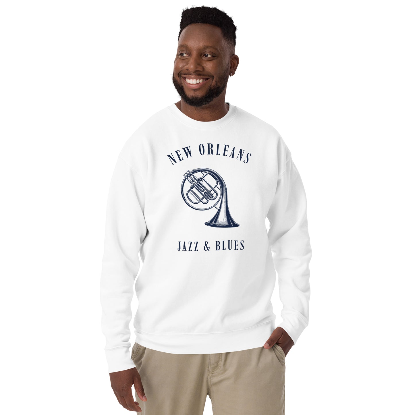 New Orleans Music Unisex Premium Sweatshirt - Activewear Well