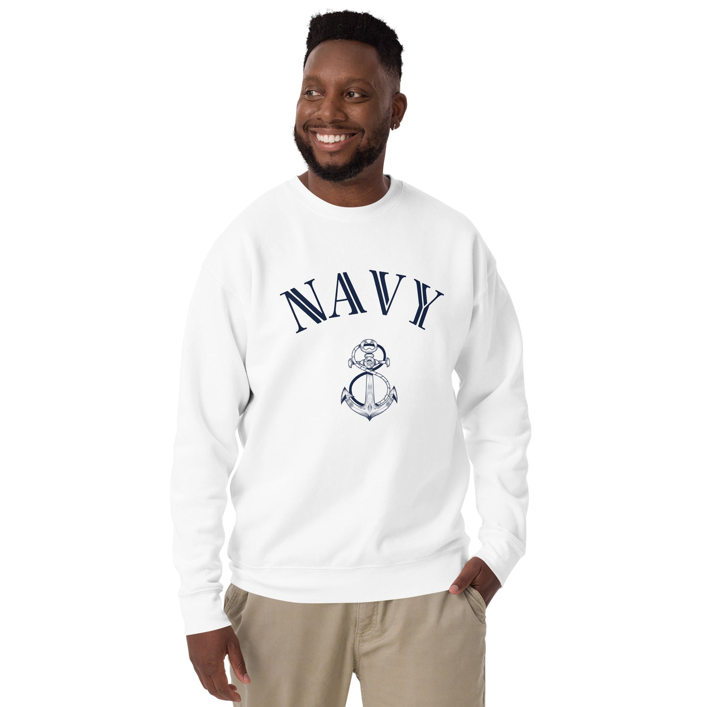 US Navy Unisex Premium Sweatshirt - Activewear Well