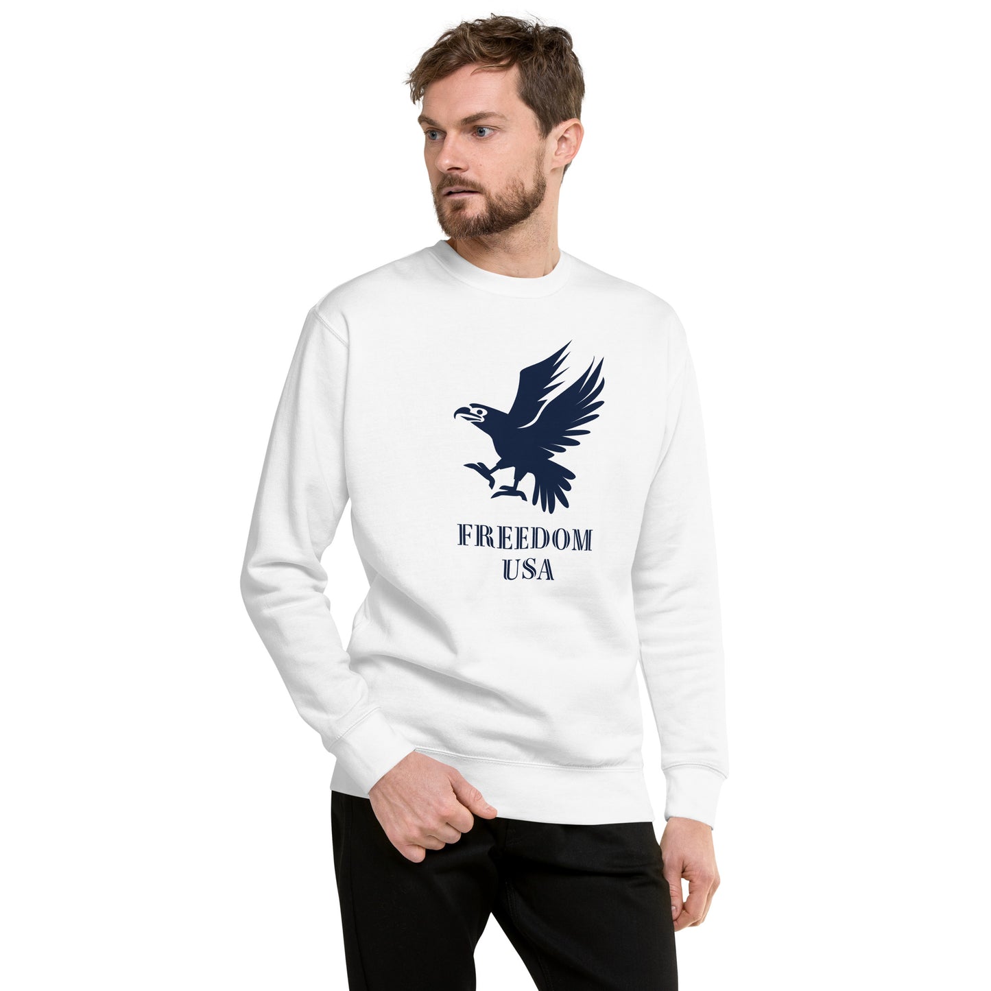 US Eagle Unisex Premium Sweatshirt - Activewear Well