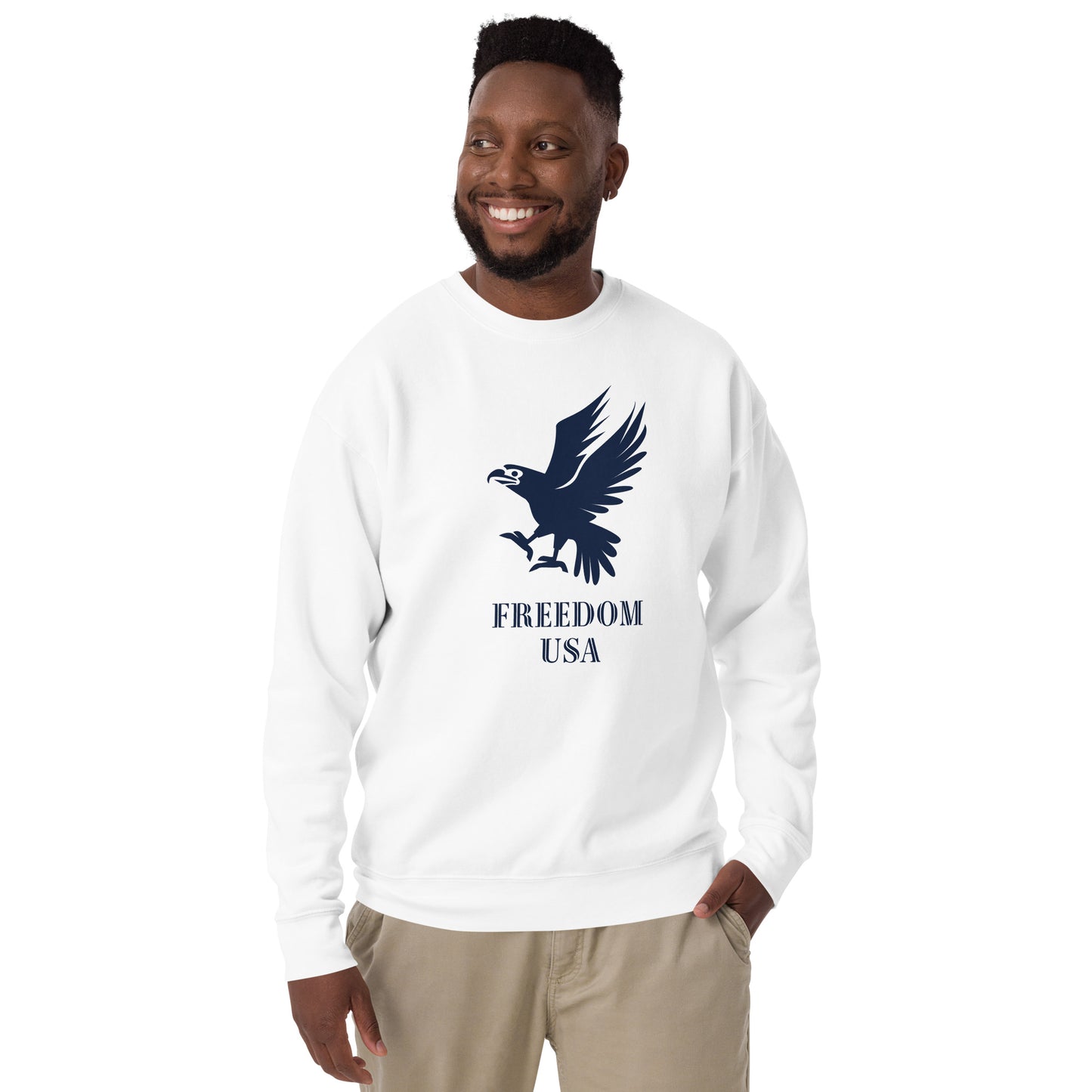 US Eagle Unisex Premium Sweatshirt - Activewear Well