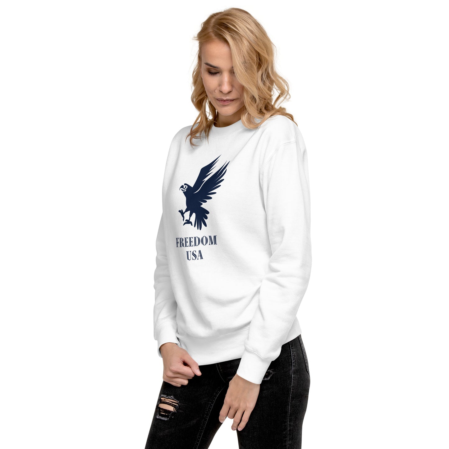 US Eagle Unisex Premium Sweatshirt - Activewear Well