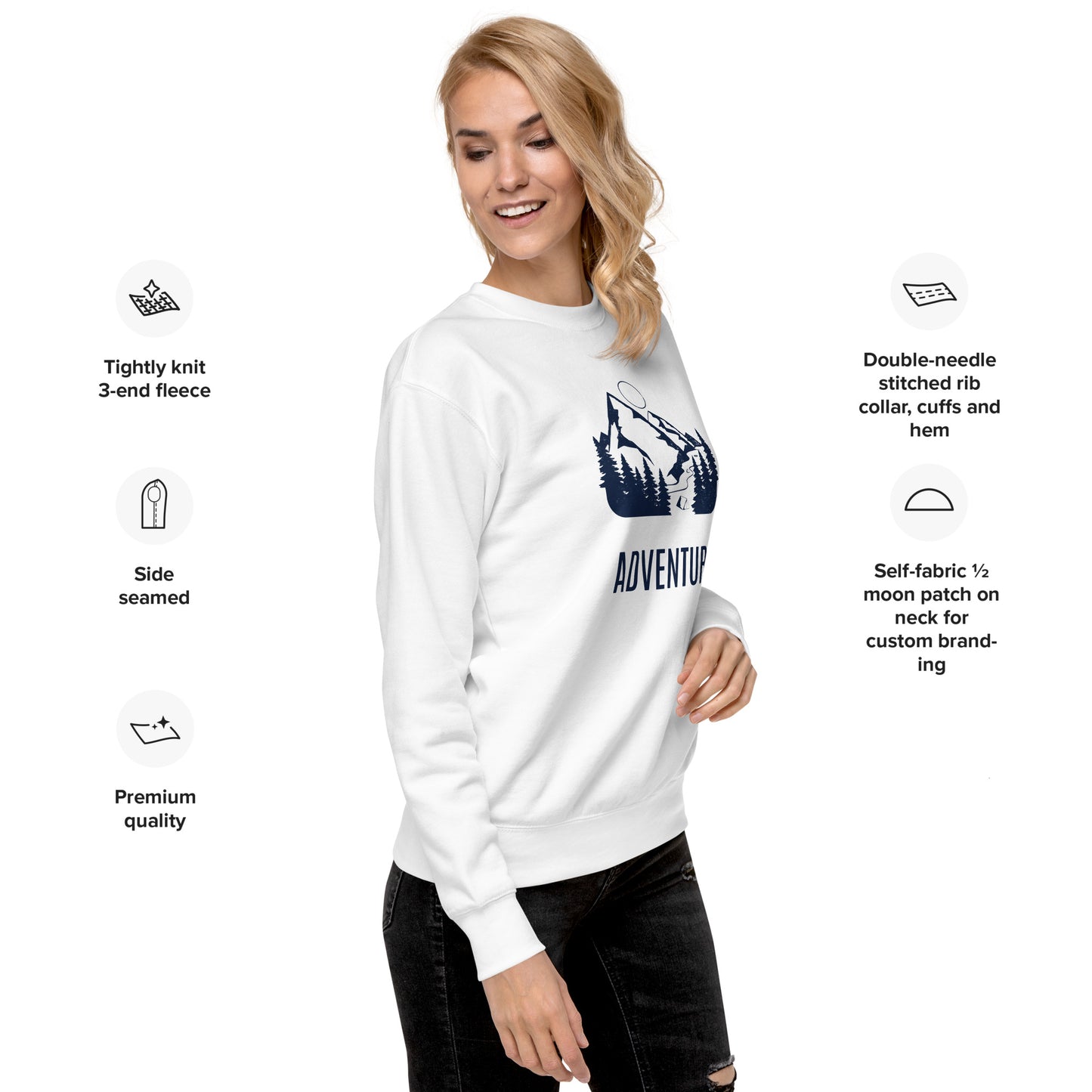 Adventure Always Unisex Premium Sweatshirt - Activewear Well