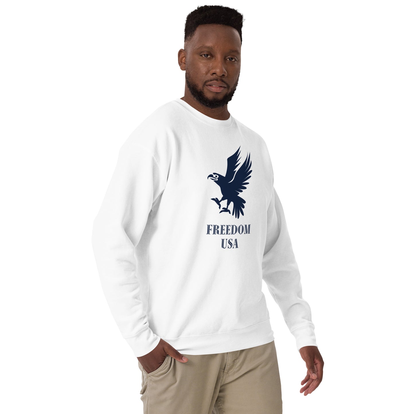 US Eagle Unisex Premium Sweatshirt - Activewear Well