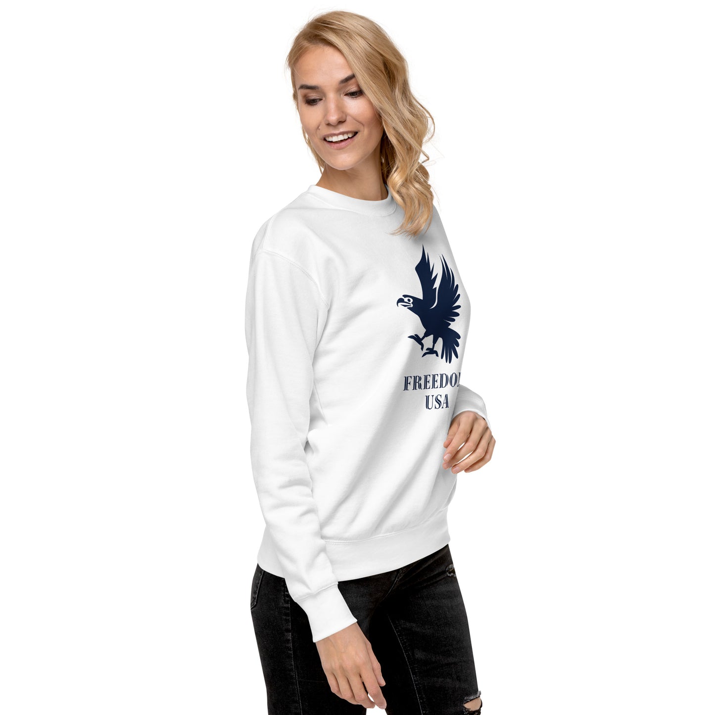 US Eagle Unisex Premium Sweatshirt - Activewear Well
