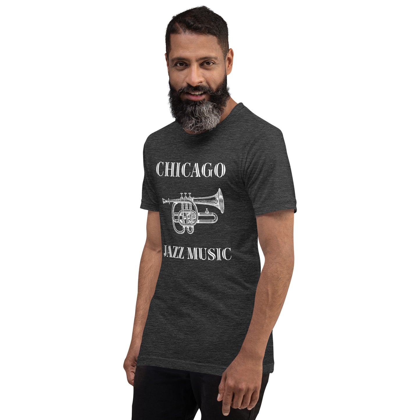 Chicago Jazz Men/Unisex T-Shirt - Activewear Well