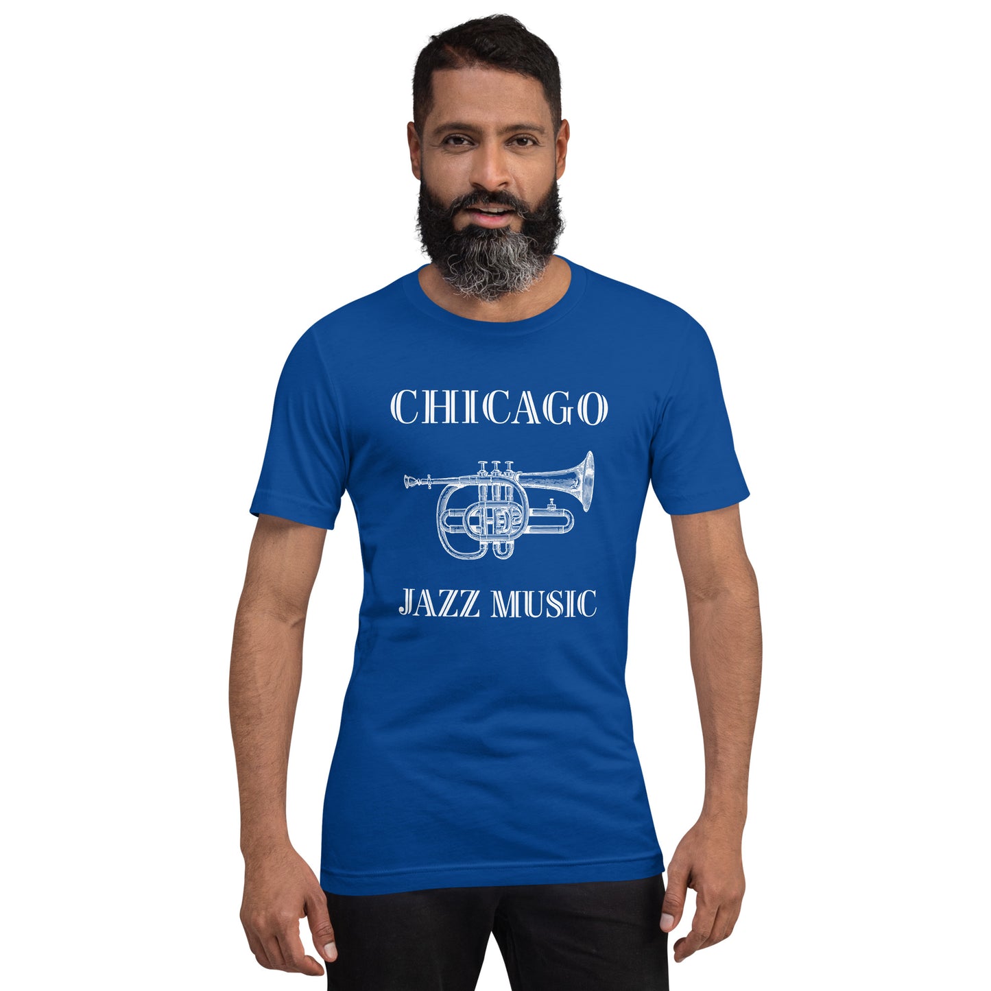 Chicago Jazz Men/Unisex T-Shirt - Activewear Well