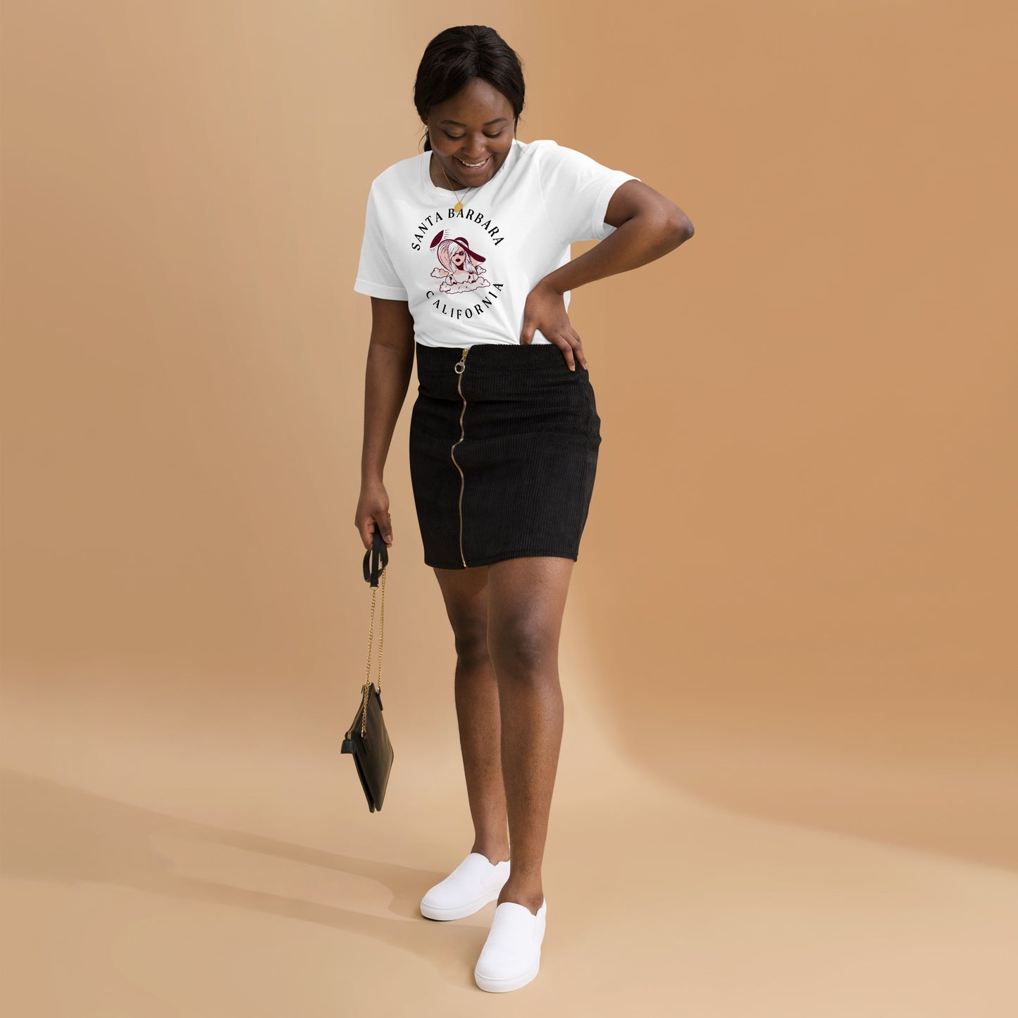Santa Barbara Women's Cotton T-Shirt - Activewear Well