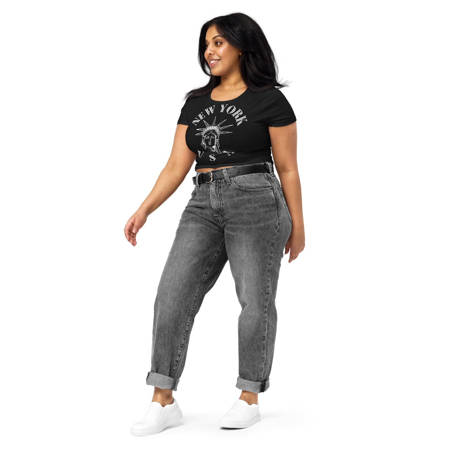 New York Women’s Crop Tee - Activewear Well