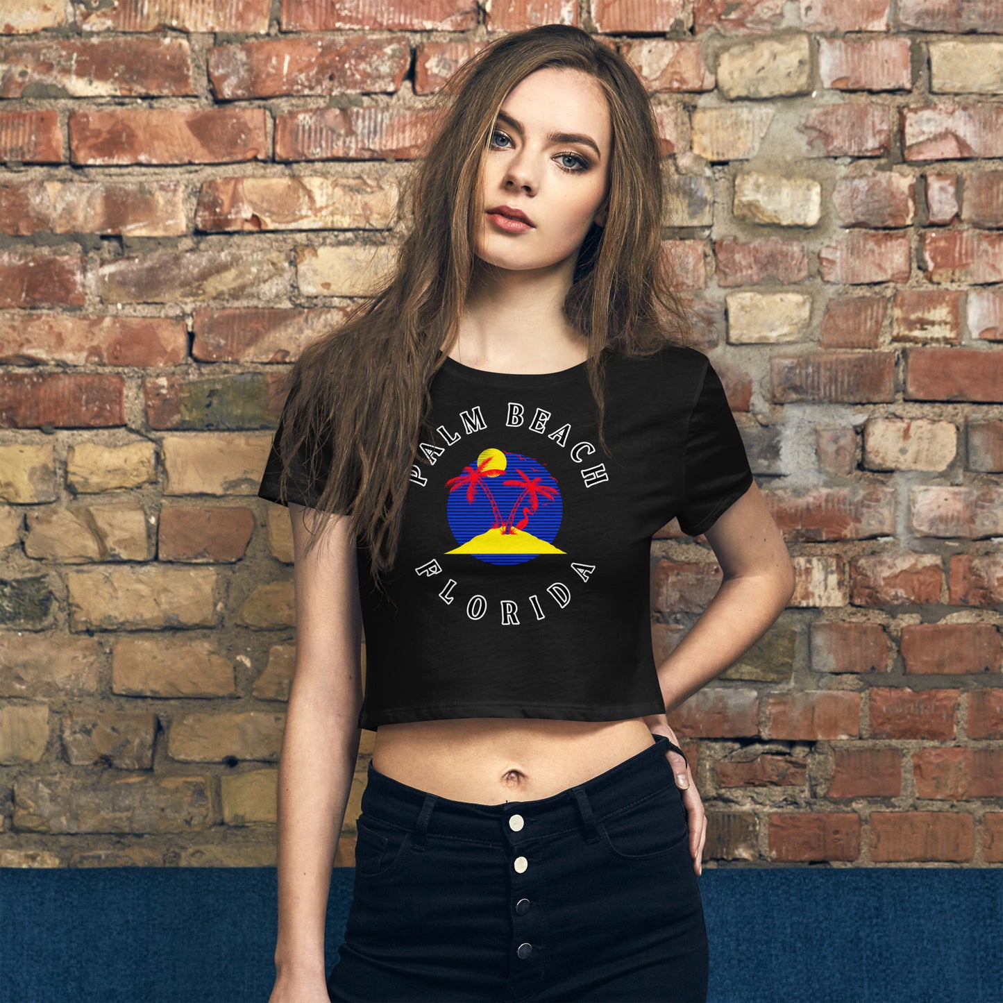 Palm Beach Women’s Crop Tee - Activewear Well
